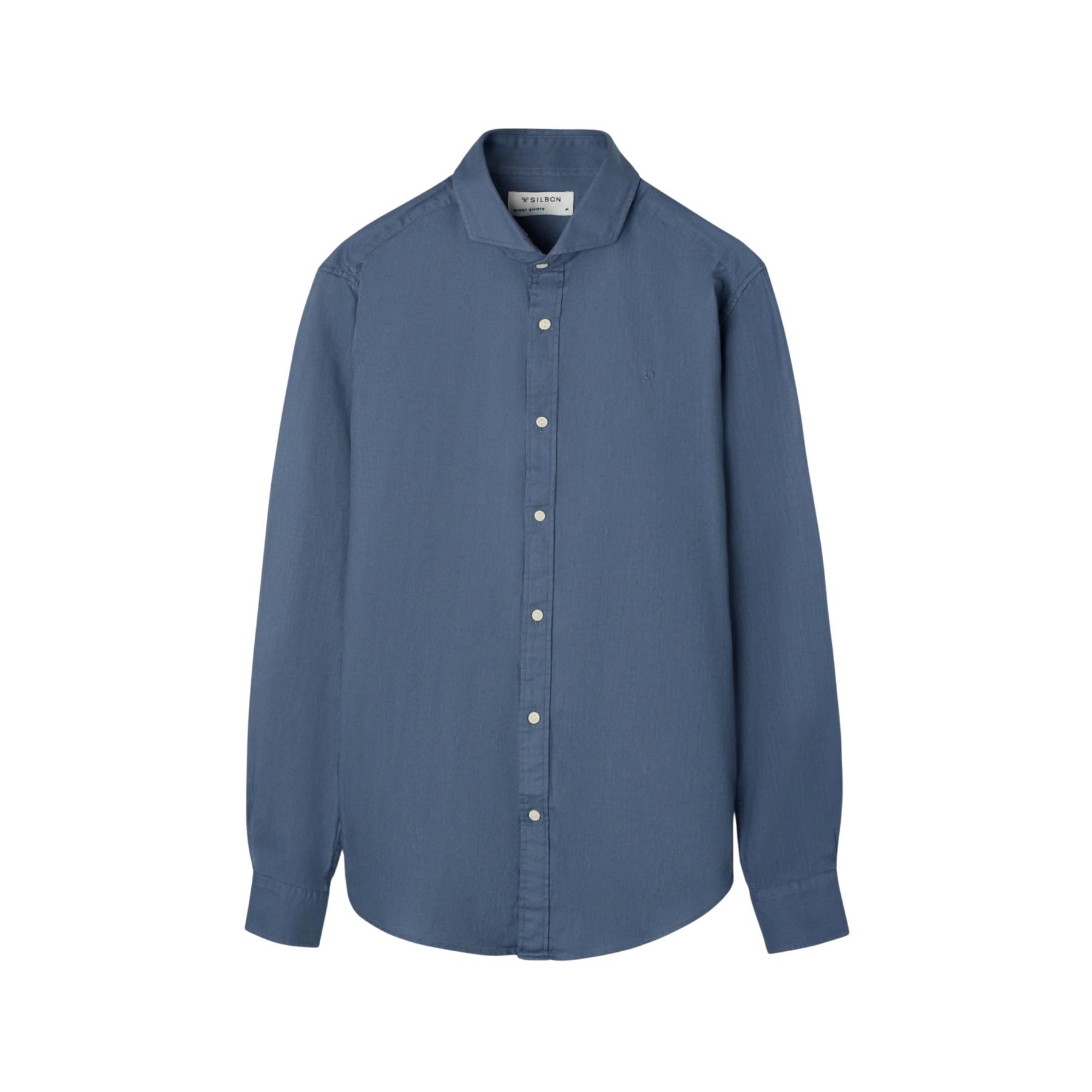 8447340186827 - Gestreifte Langarmbluse Silbon