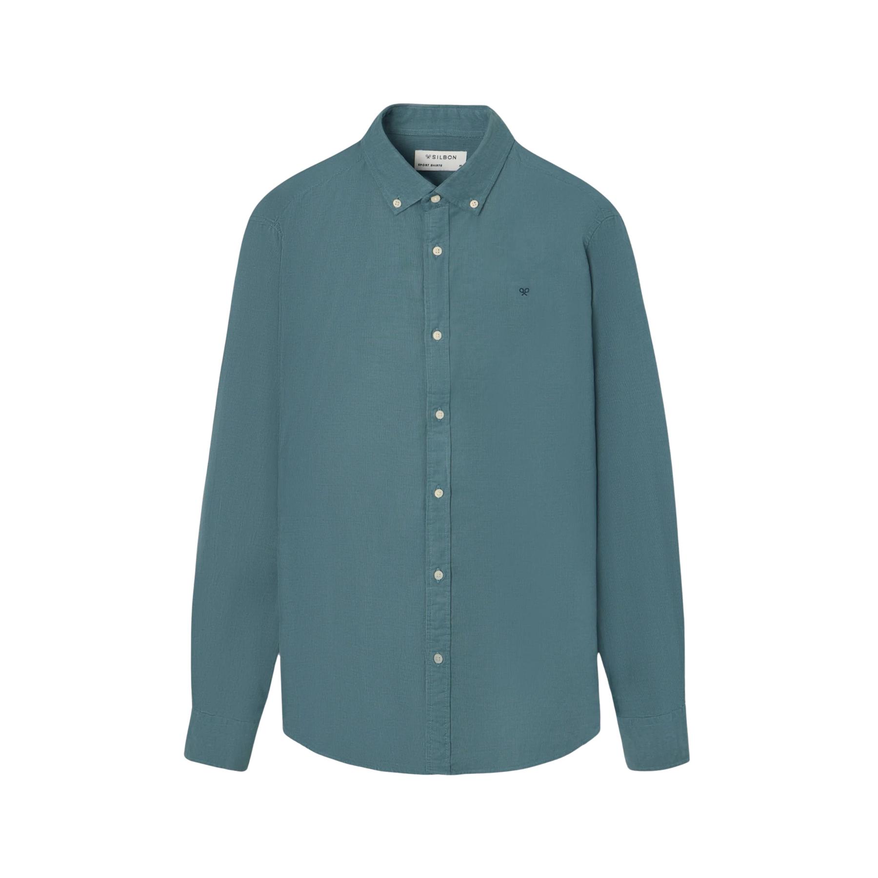 8447340187381 - Langarmshirt aus Cordstoff Silbon