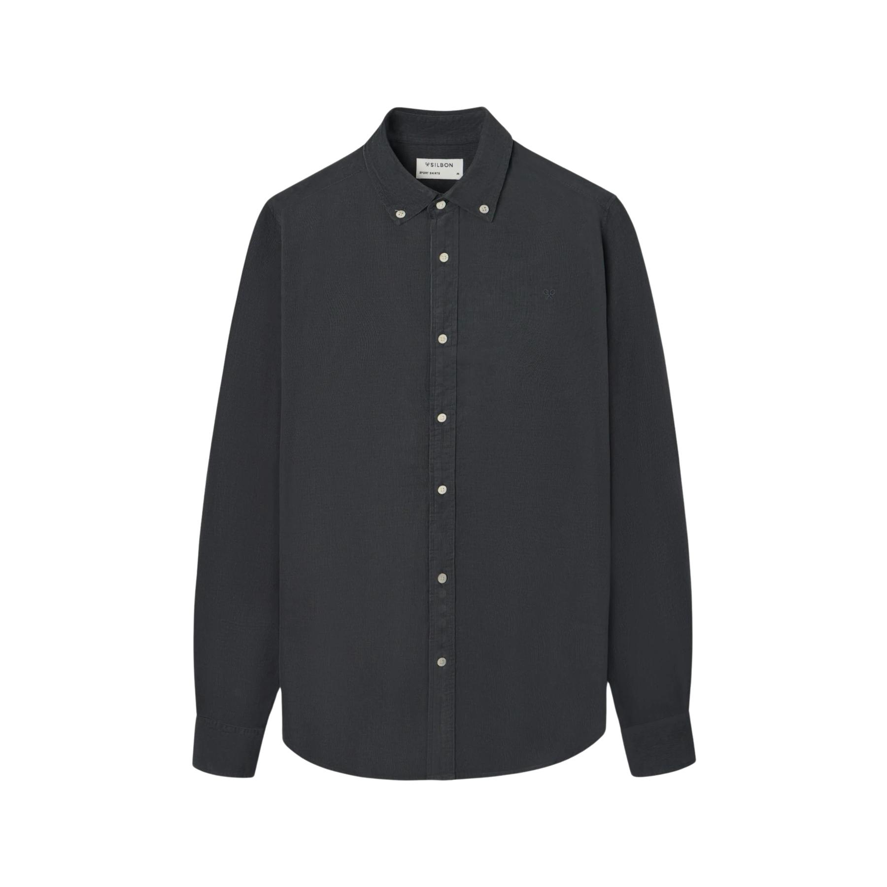 8447340187466 - Langarmshirt aus Cordstoff Silbon