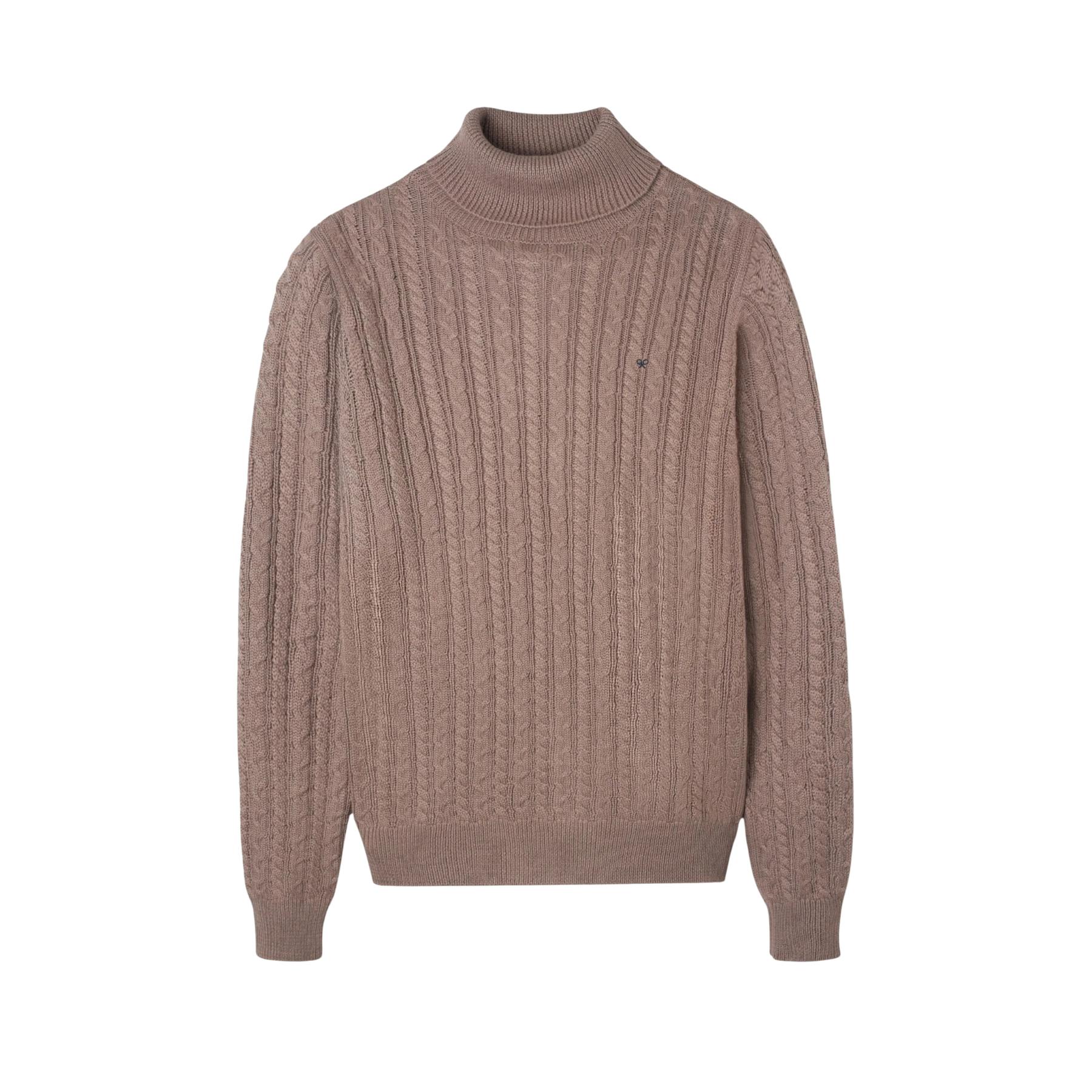 8447340171281 - Pullover mit Rollkragen in Zopfmuster Silbon