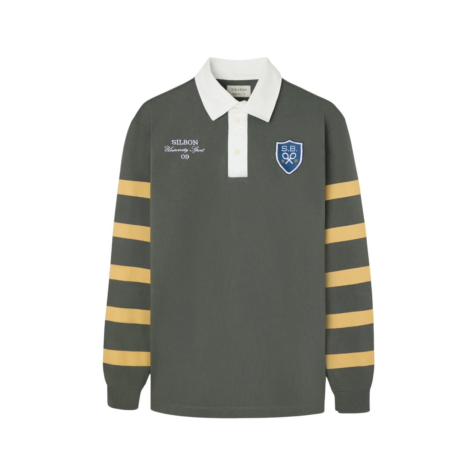 8447340232647 - Langarm-Rugby-Polo Silbon