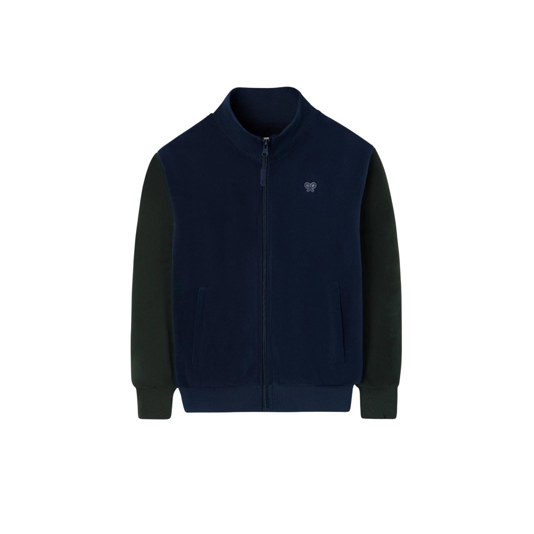 8447340199285 - Kinder Fleecejacke mit kontrastierenden Details Silbon