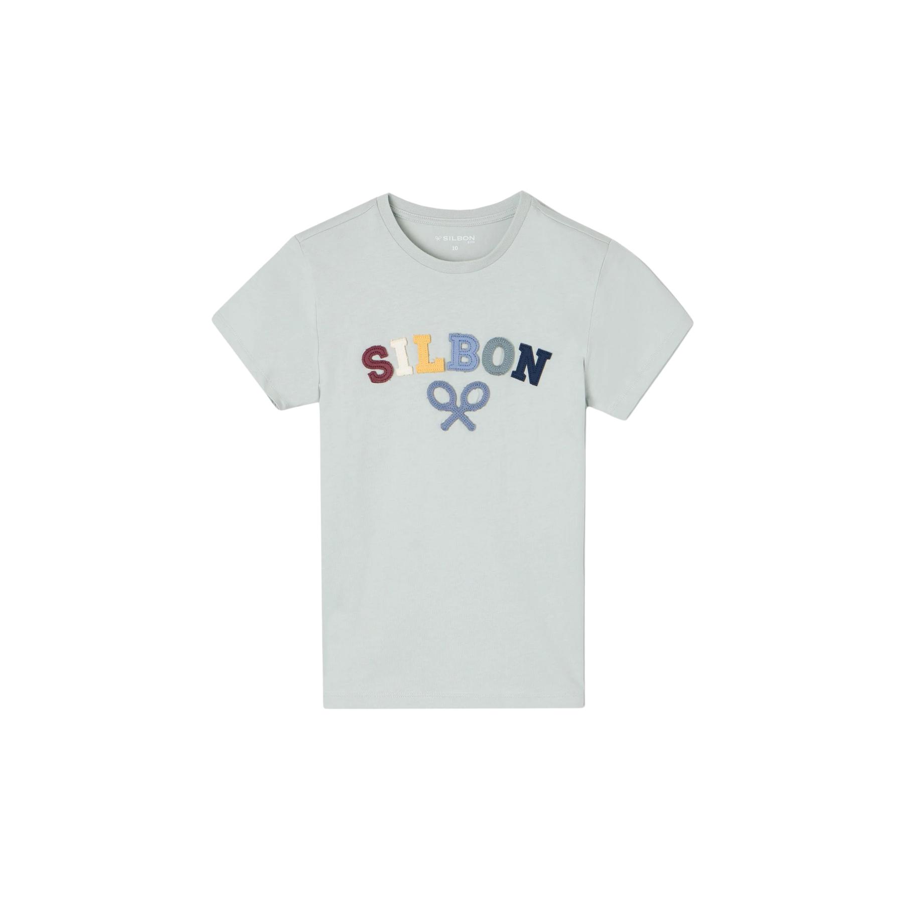 8447340206792 - T-Shirt mit Druck Halb-Schläger Kinder Silbon