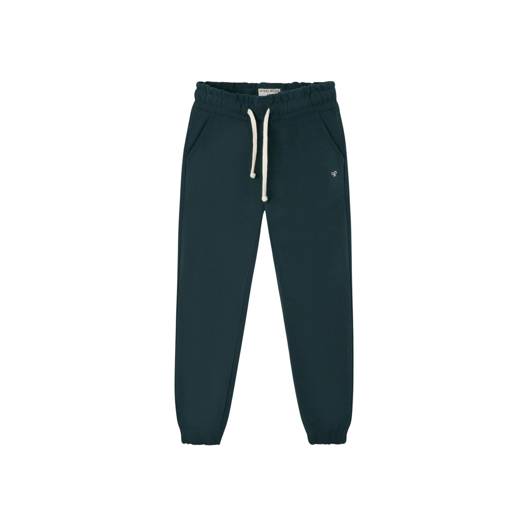 8447340208437 - Kinder Sweatpants aus Baumwollmischung Silbon