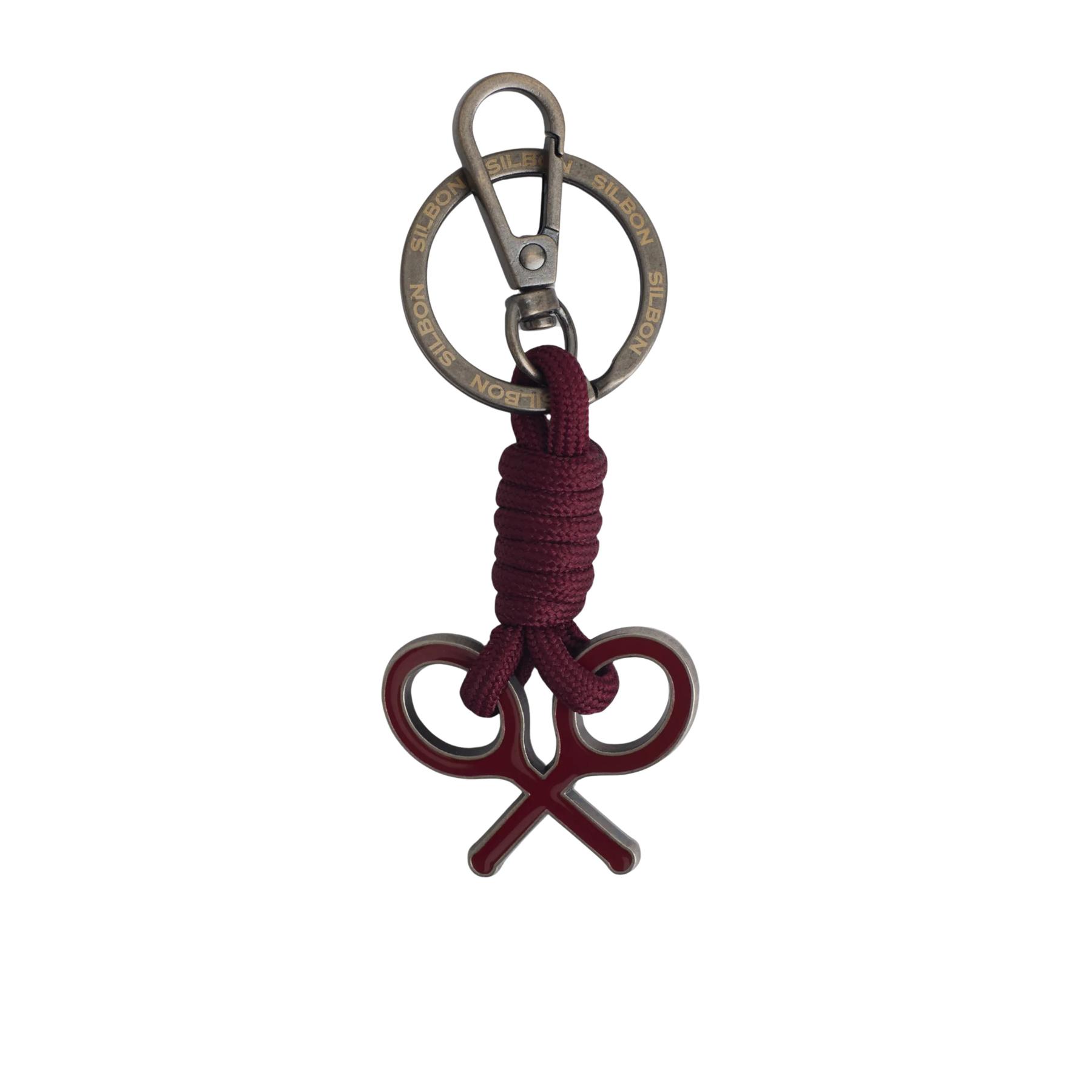 8447340208741 - Tennis-Schlüsselanhänger aus Schnur Silbon