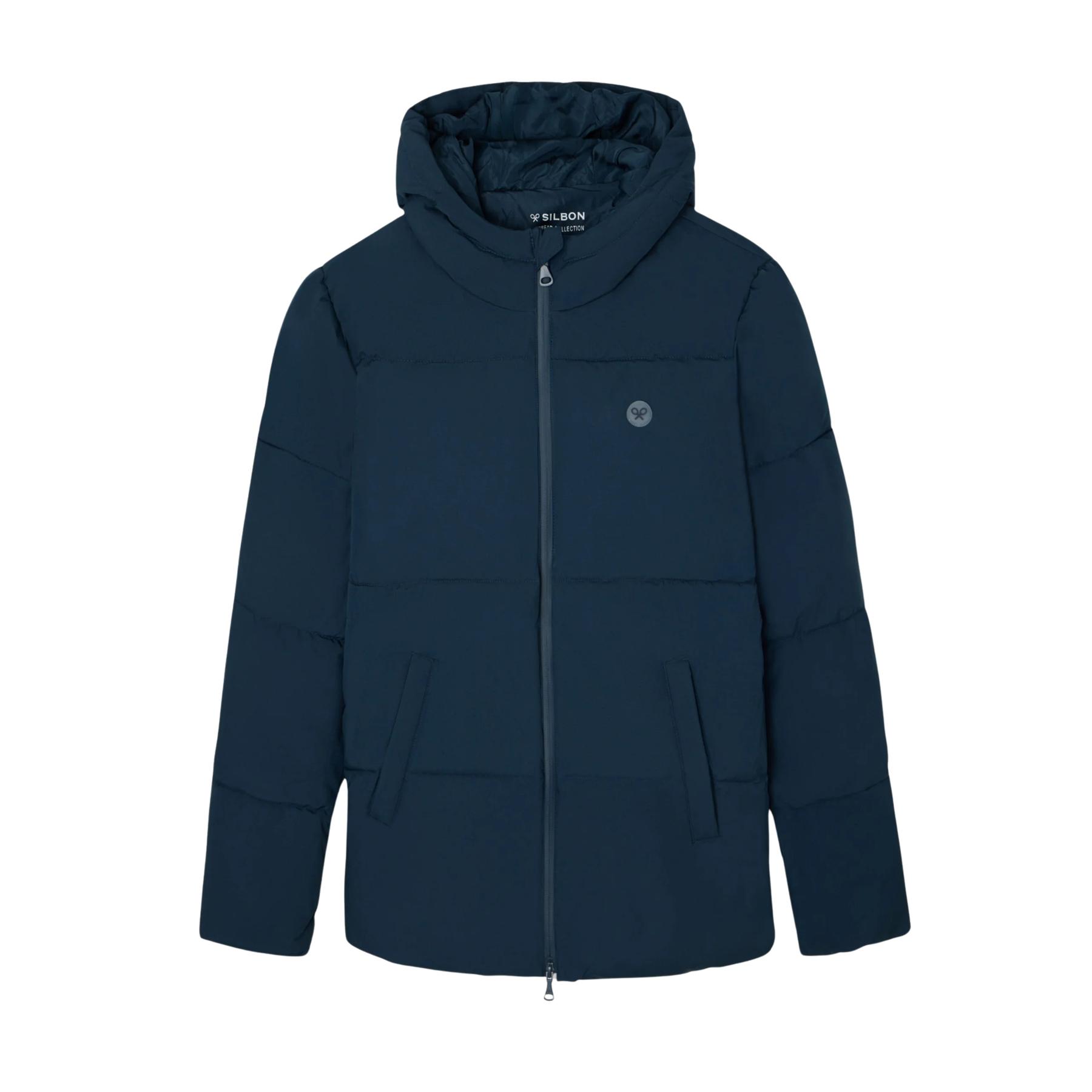 8447340163934 - Technische Steppjacke mit Kapuze Silbon