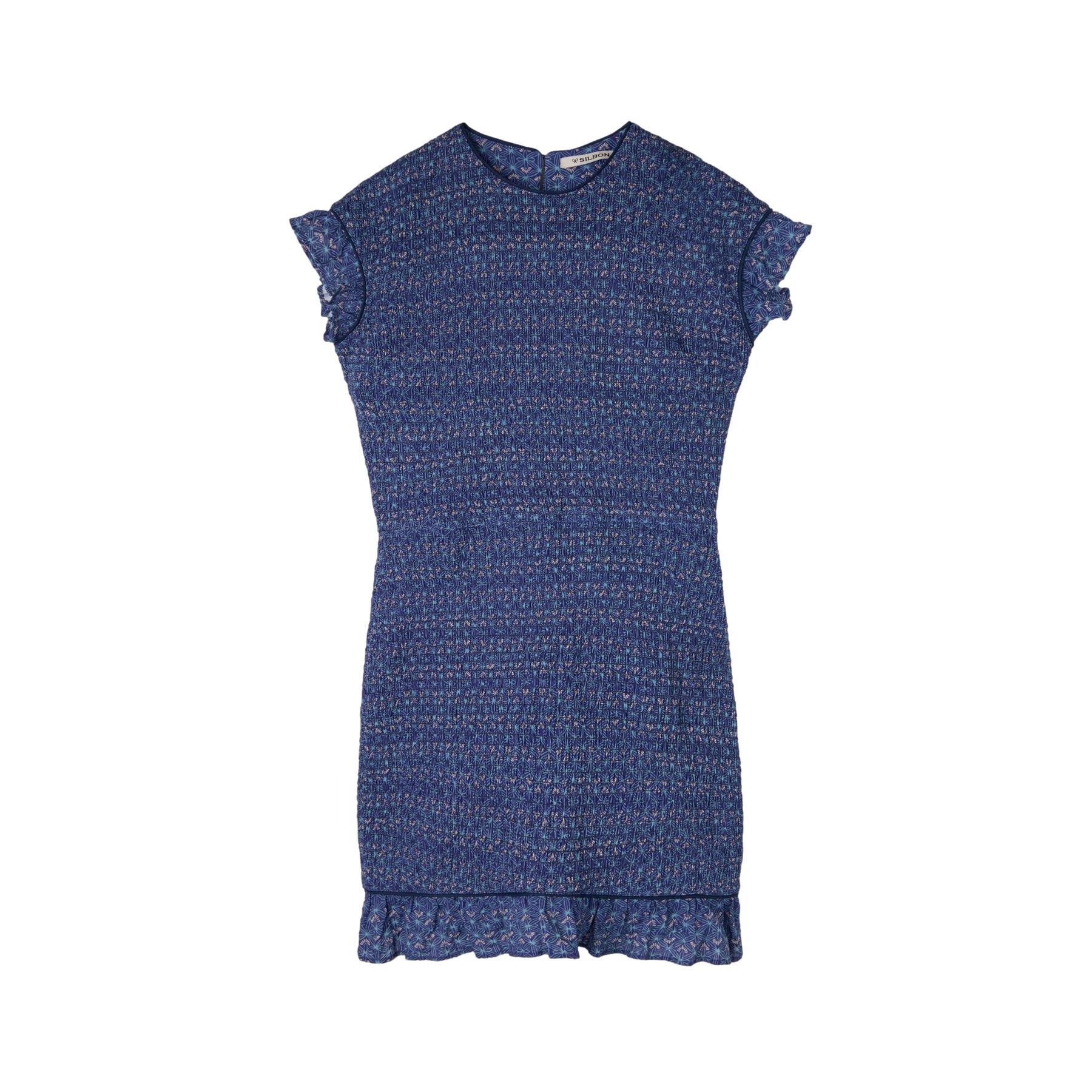 Abito corto con volant donna