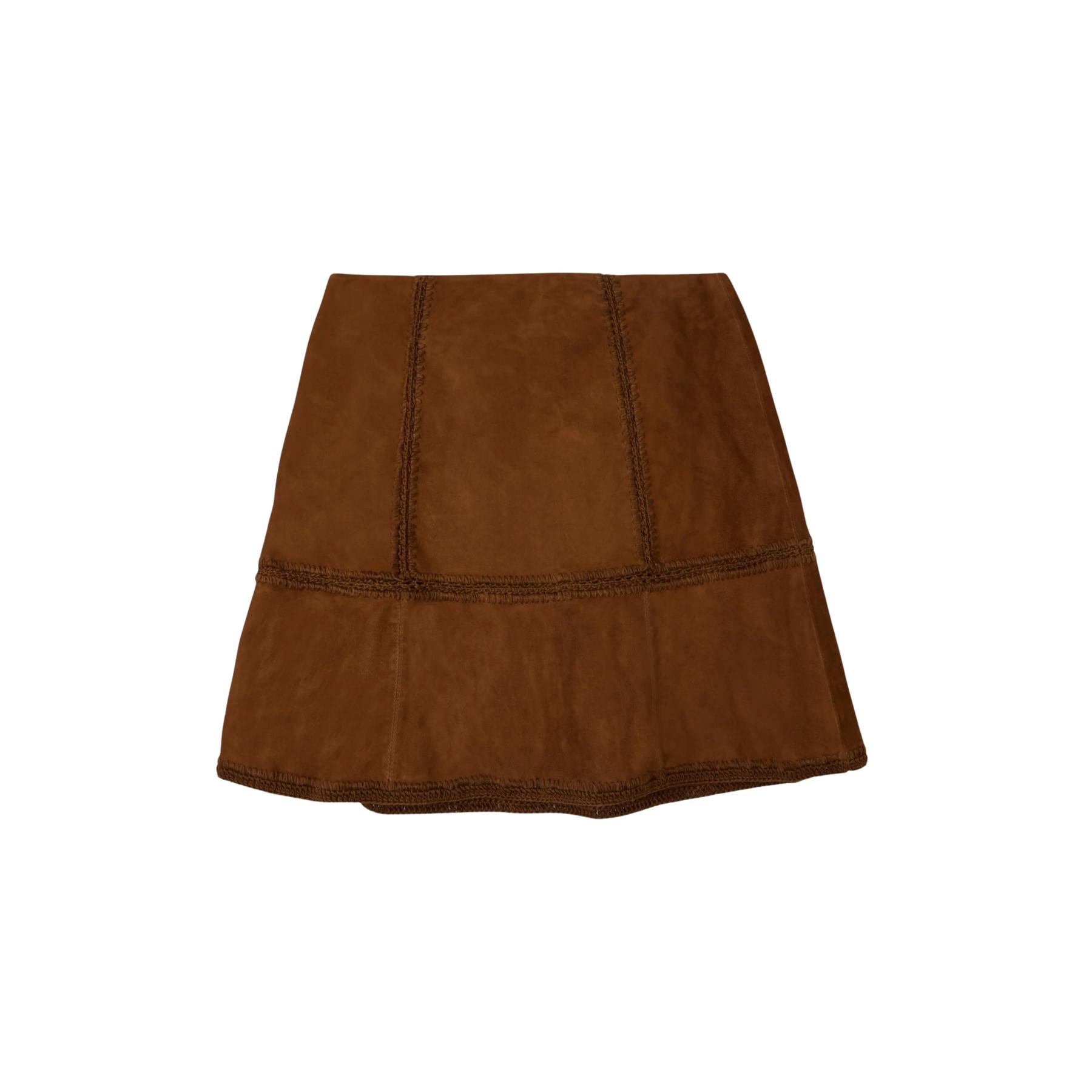 8447340142557 - Mini-Suede-Rock für Frauen Silbon