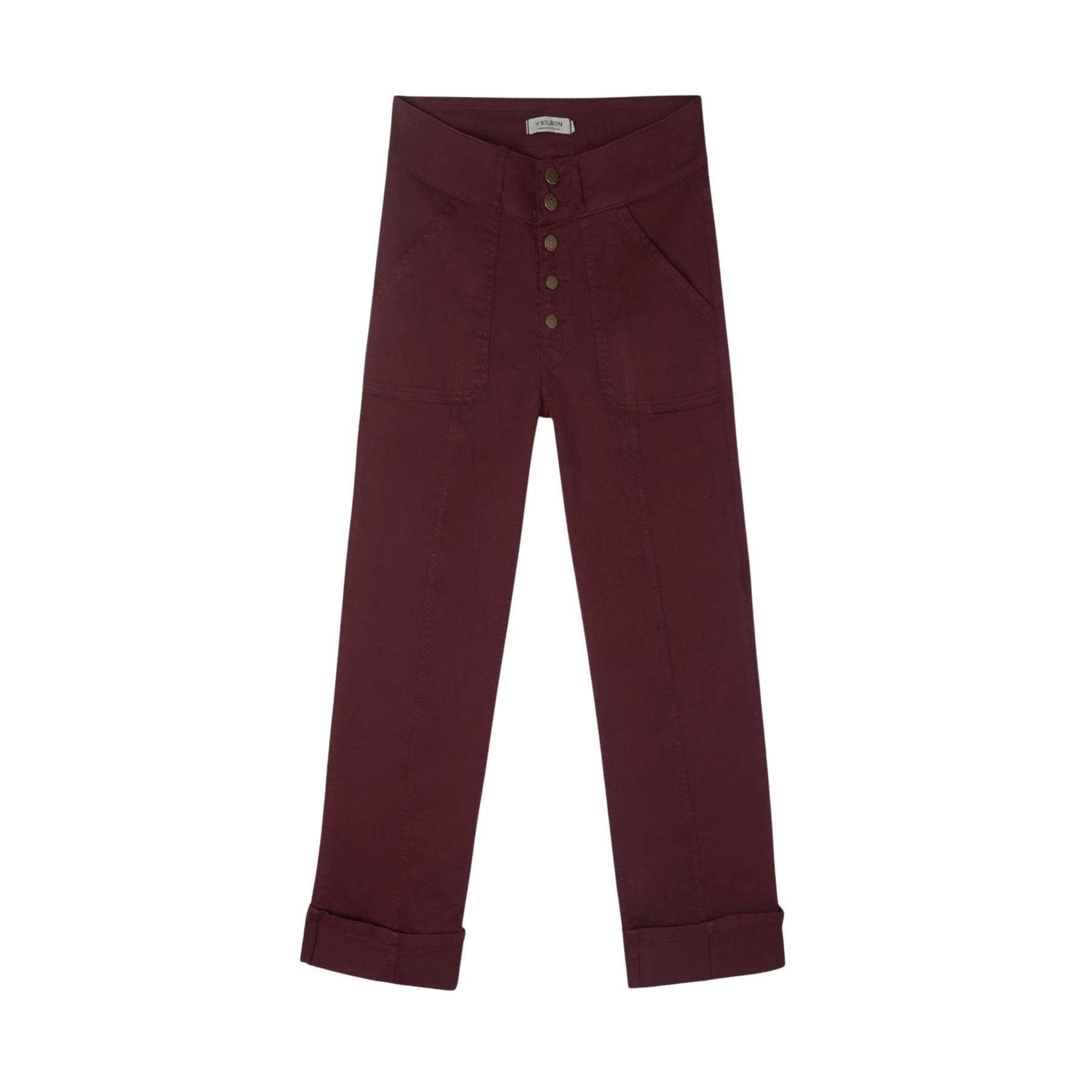 8447340142717 - Damen Jeans mit Umschlag Silbon