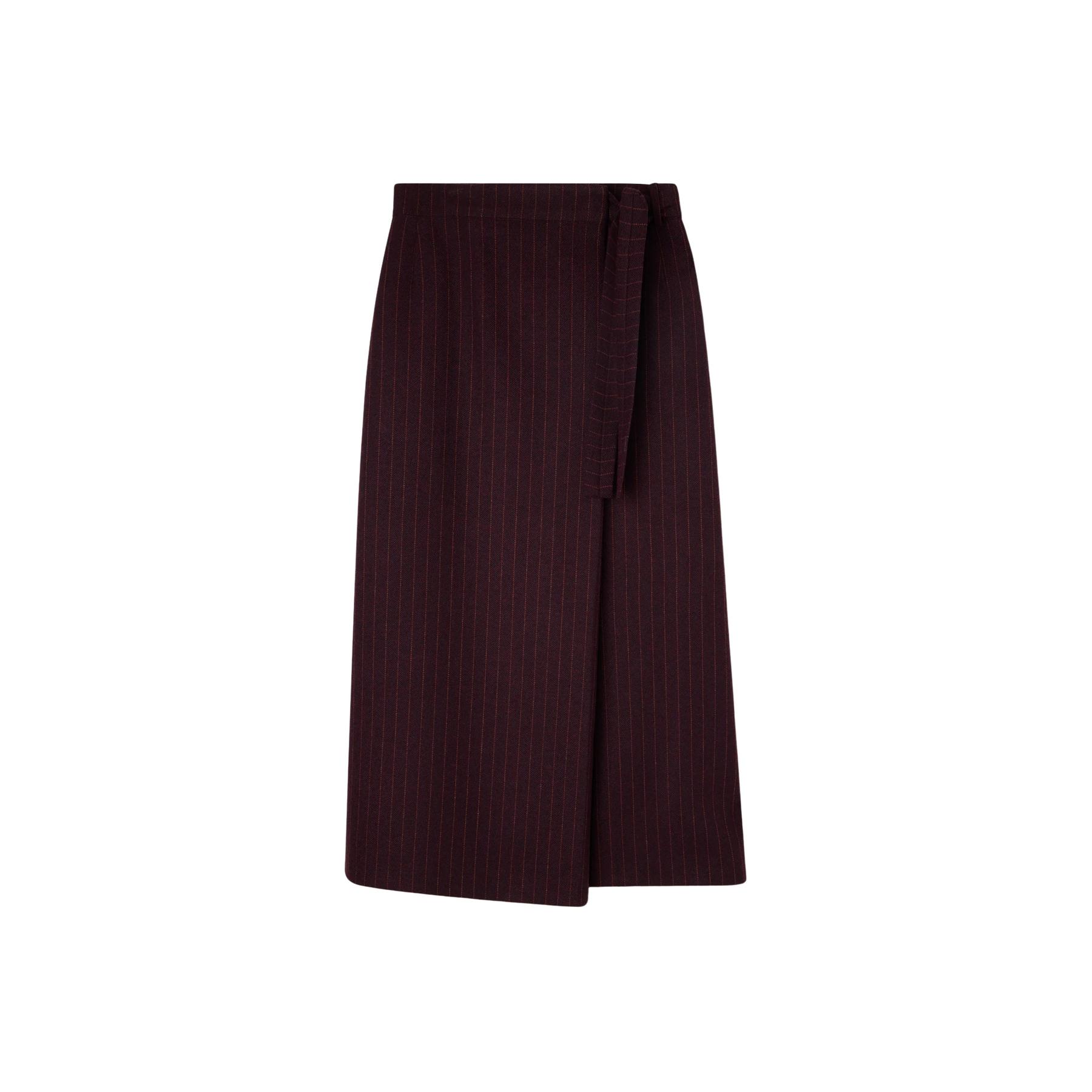 8447340145138 - Lange gestreifte Damenrock Silbon