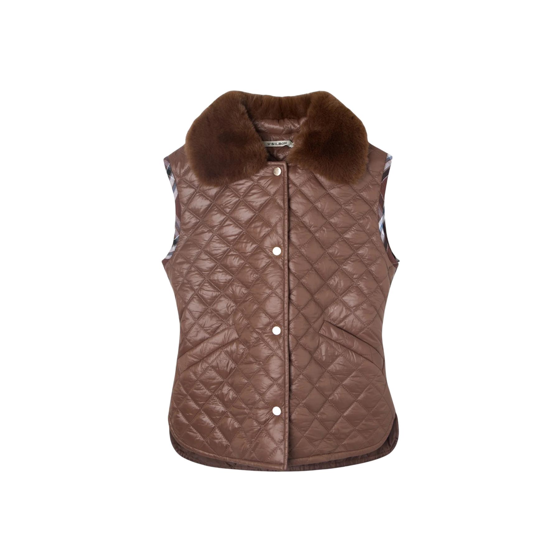 8447340147224 - Damen Steppweste Silbon