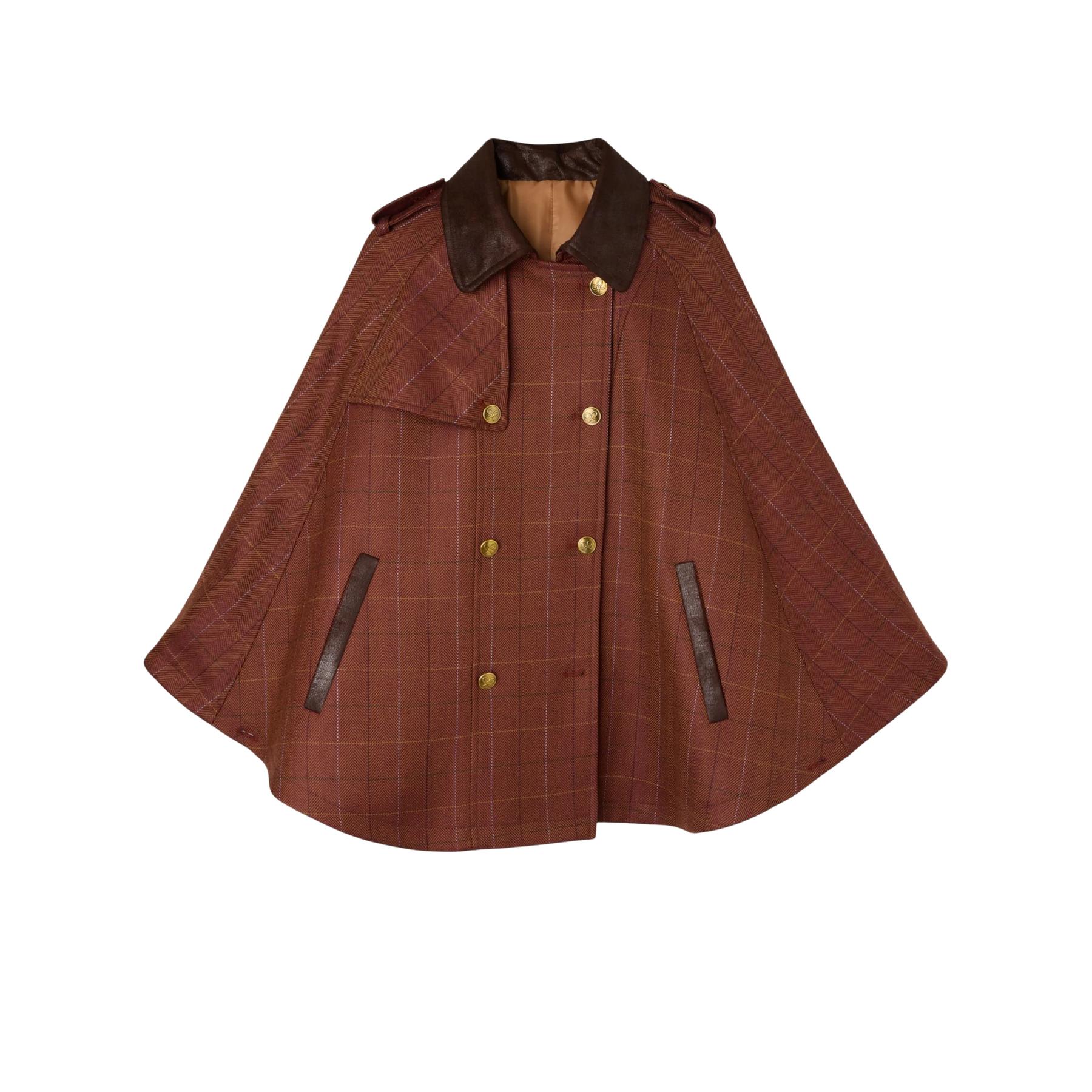 8447340149266 - Karierte Lederjacke für Frauen Silbon