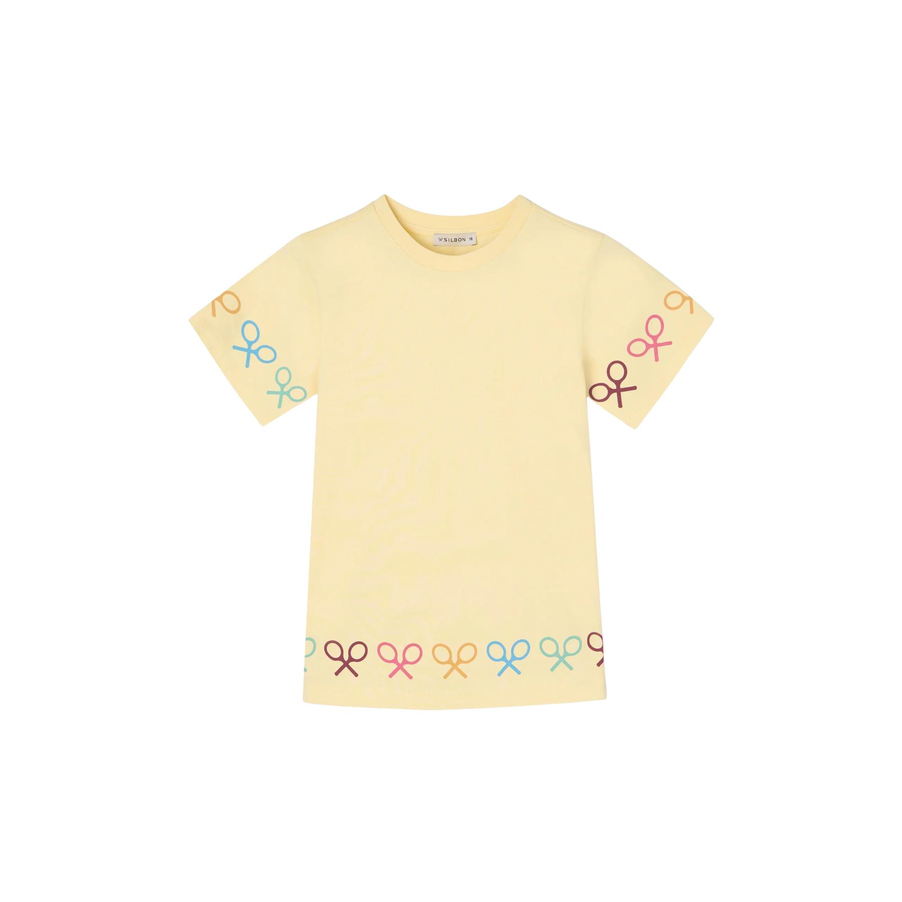 8447340225090 - T-Shirt mit Druck Mädchen Schläger Silbon