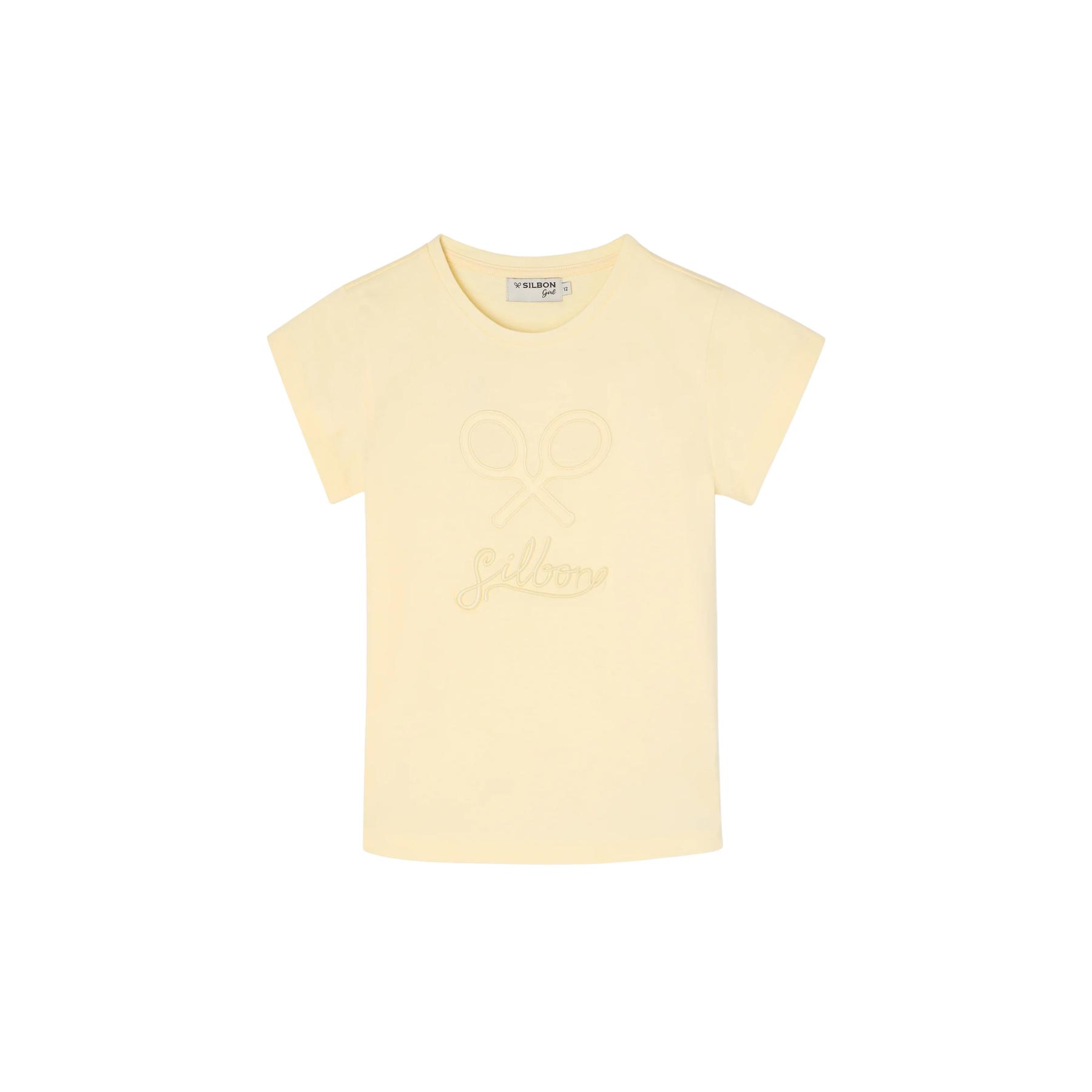 8447340228084 - Klassisches Mädchen-T-Shirt Silbon