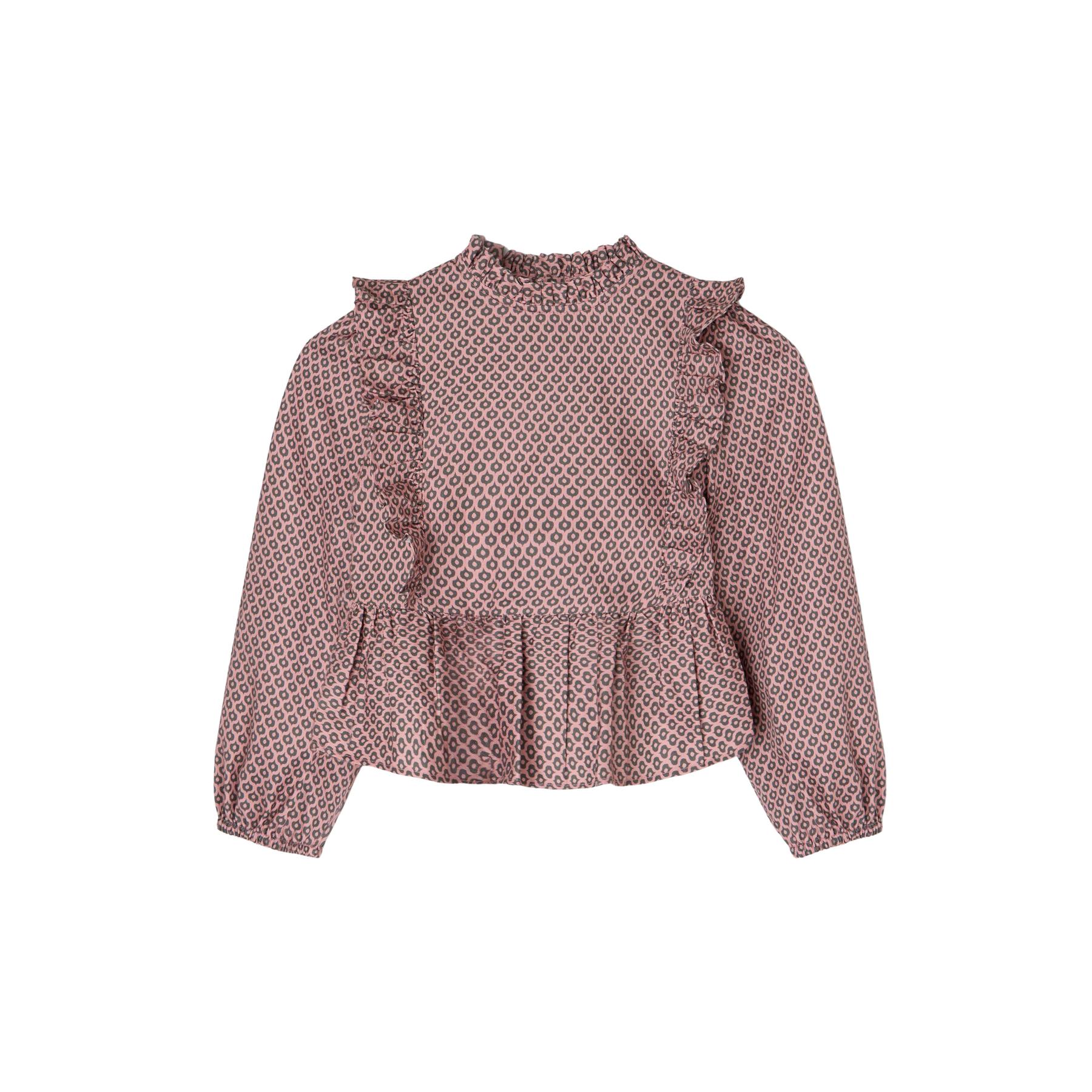 8447340229777 - Mädchen Bluse mit ethnischem Druck Silbon