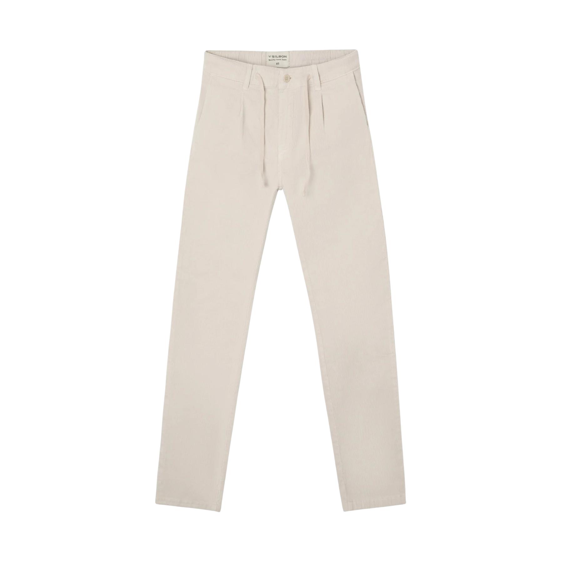 8447340222815 - Cordhosen in normaler Passform Silbon