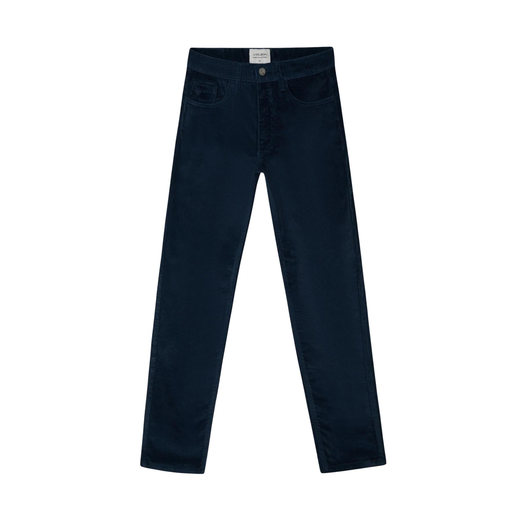 8447340209663 - Fünf-Taschen Cordhose Silbon