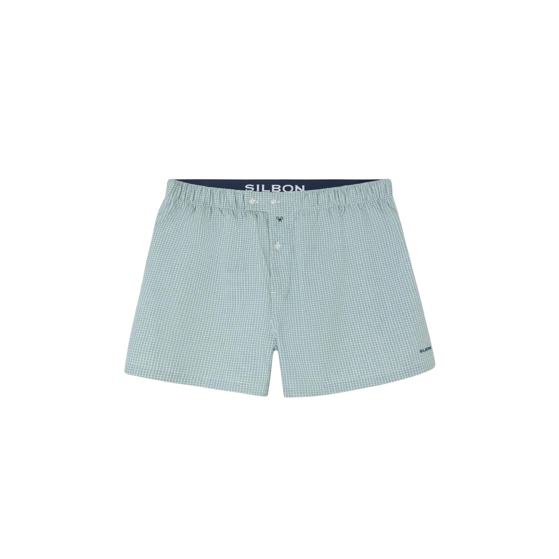 8447340176057 - Karierte Boxershorts Silbon