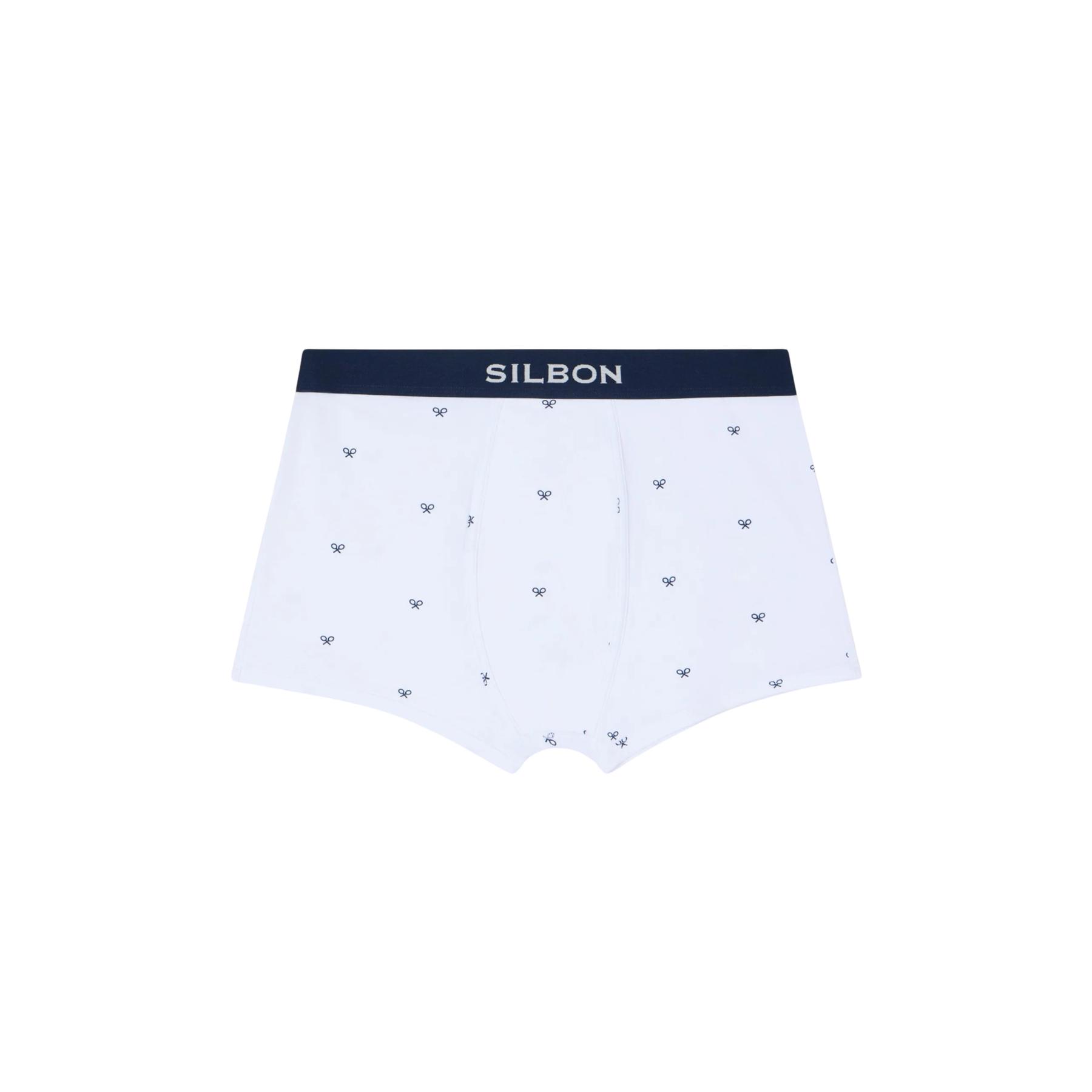 8447340176132 - Schwimmershorts mit Schläger-Motiv Silbon