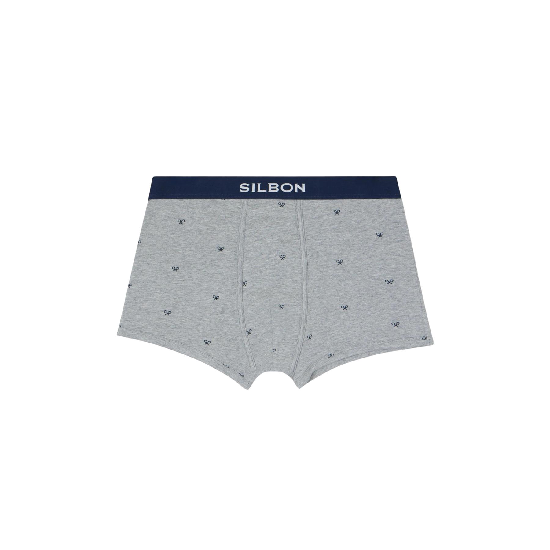 8447340176187 - Schwimmershorts mit Schläger-Motiv Silbon