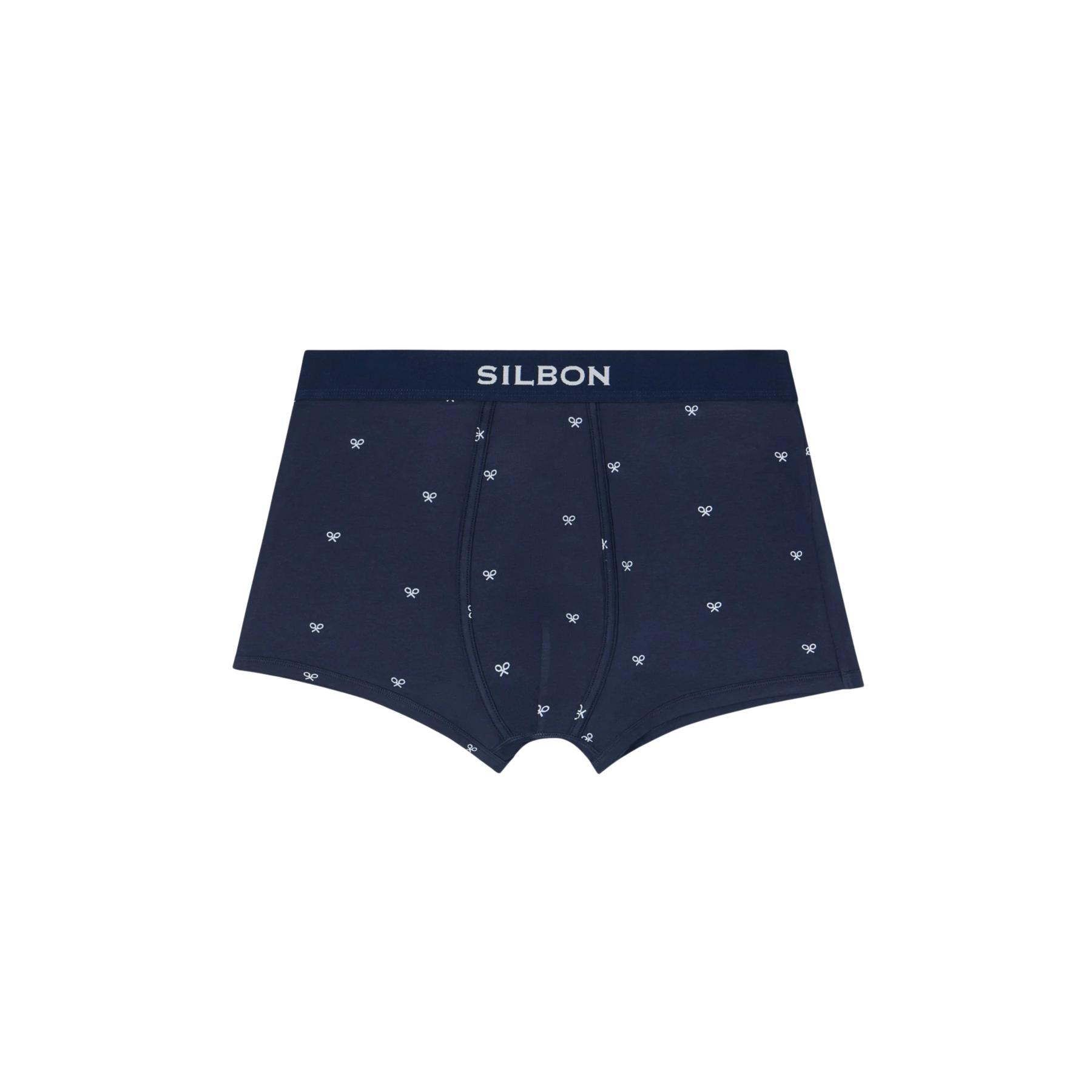 8447340176224 - Schwimmershorts mit Schläger-Motiv Silbon