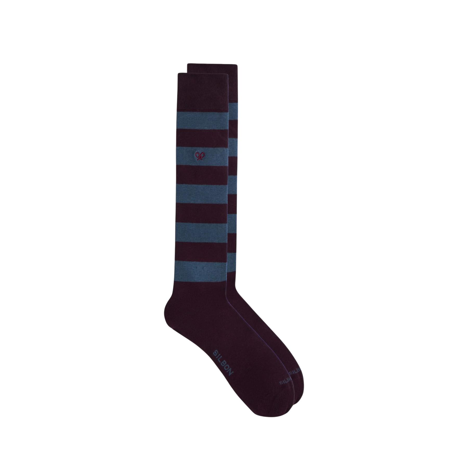 8447340212571 - Socken mit Streifen Silbon