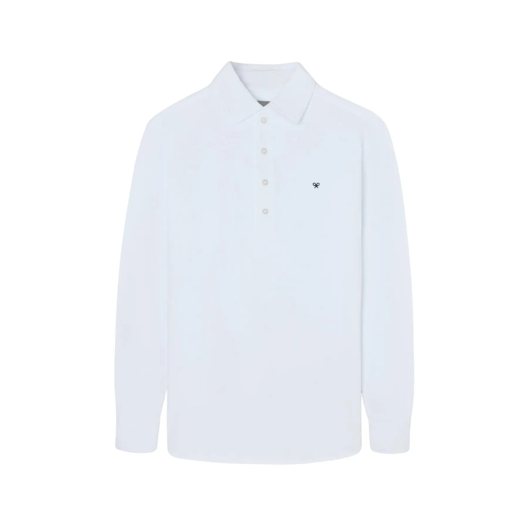 8447340234825 - Langarm-Polo mit Knopfkragen Silbon