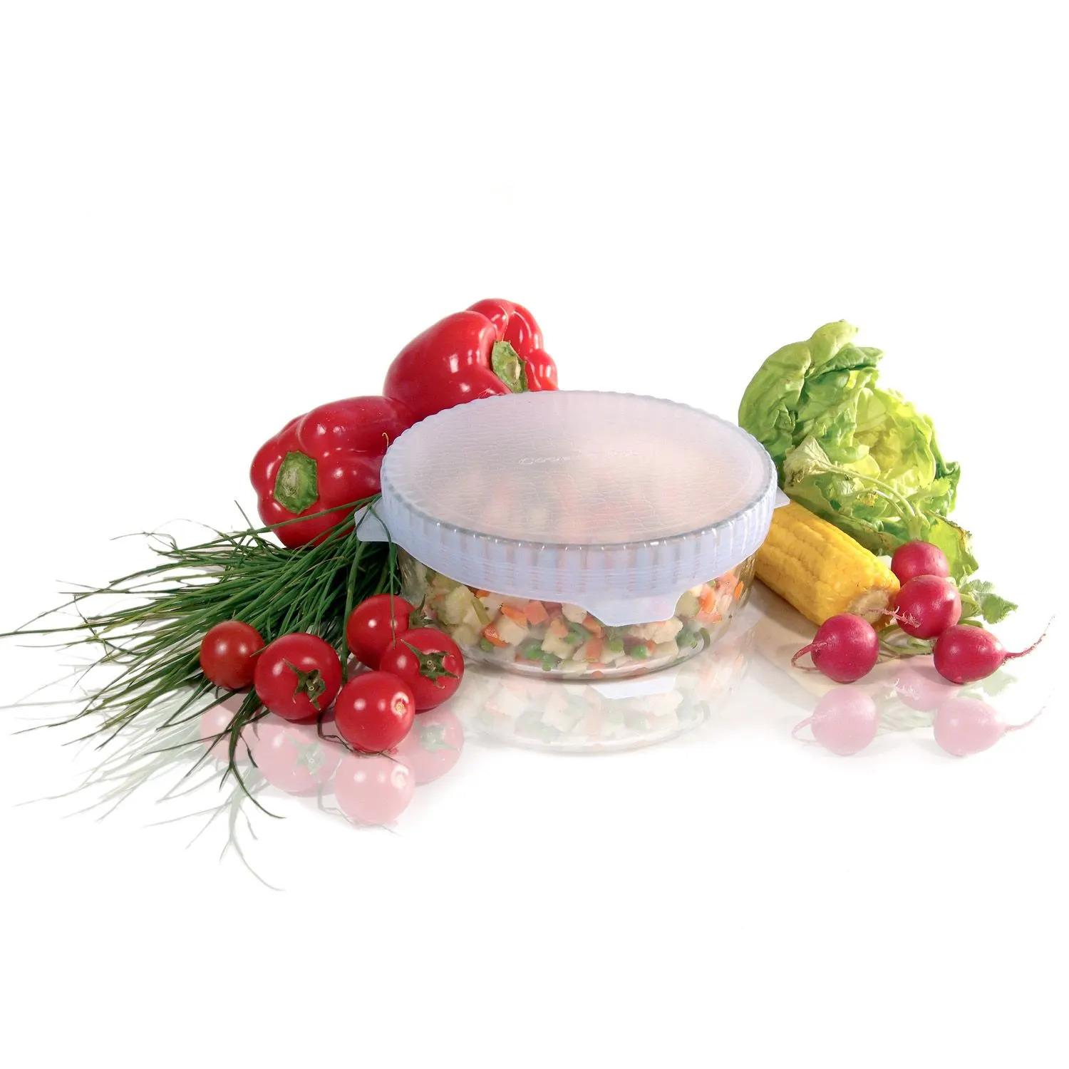 8051085161683 - silikomart 3er-Set Silikon-Frischhaltedeckel in Transparent