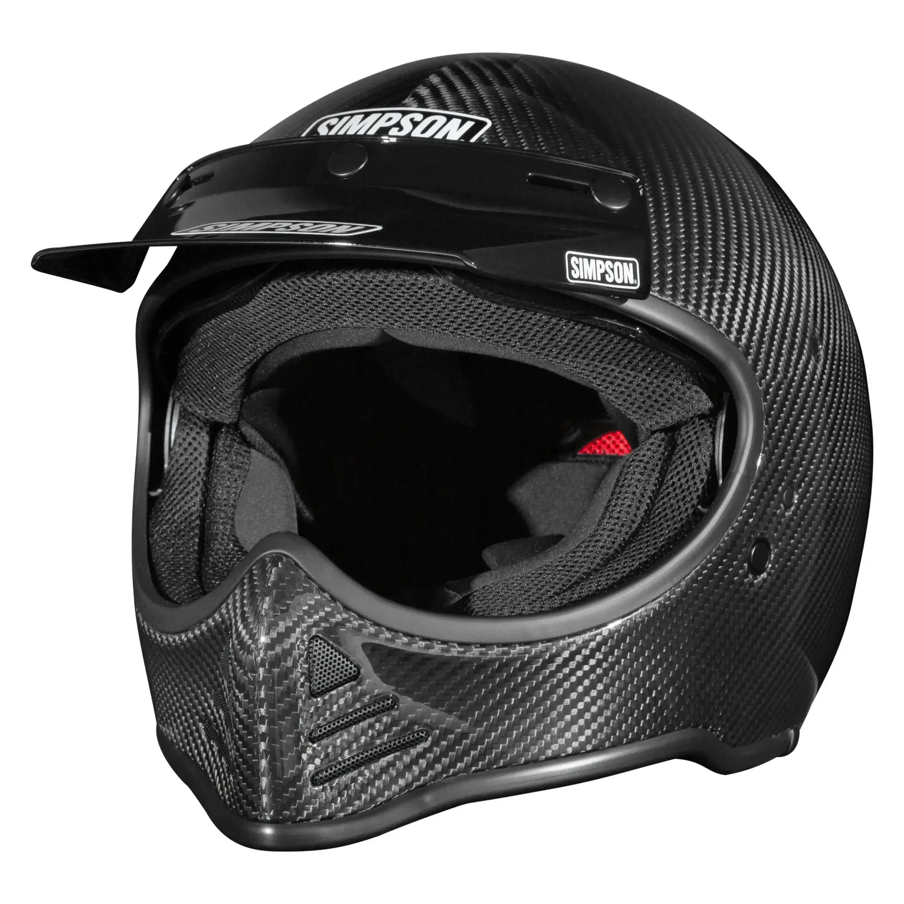 Motorrad-Integralhelm Simpson M52
