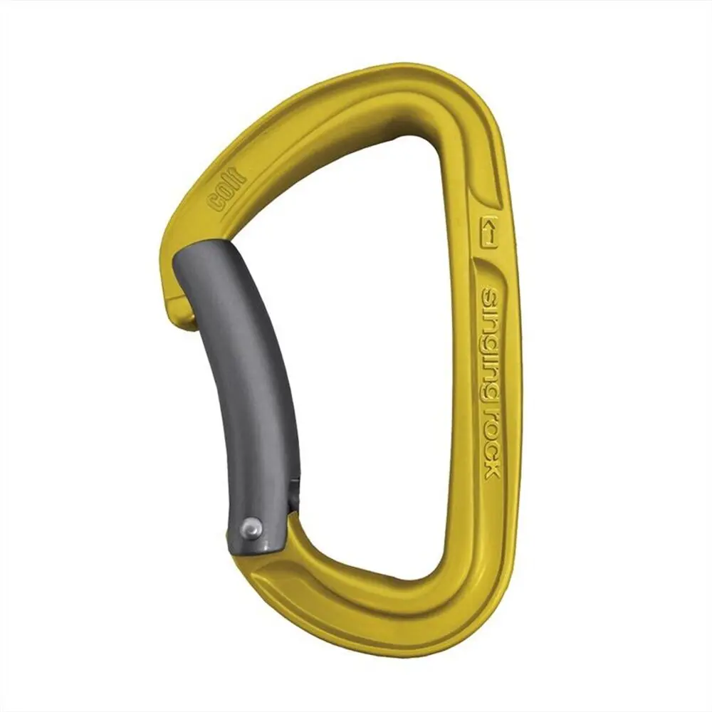 Gekröpfter Kletterkarabiner Singing Rock Colt