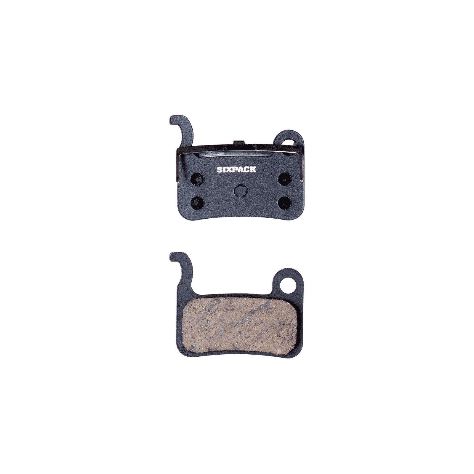 Velo Store - UK Semi-metallic brake pads Sixpack Racing Shimano XTR, Saint, Hone, XT, SLX, LX | Extra 10% off with Subscription, Postage £16.79 to UK Fedex.