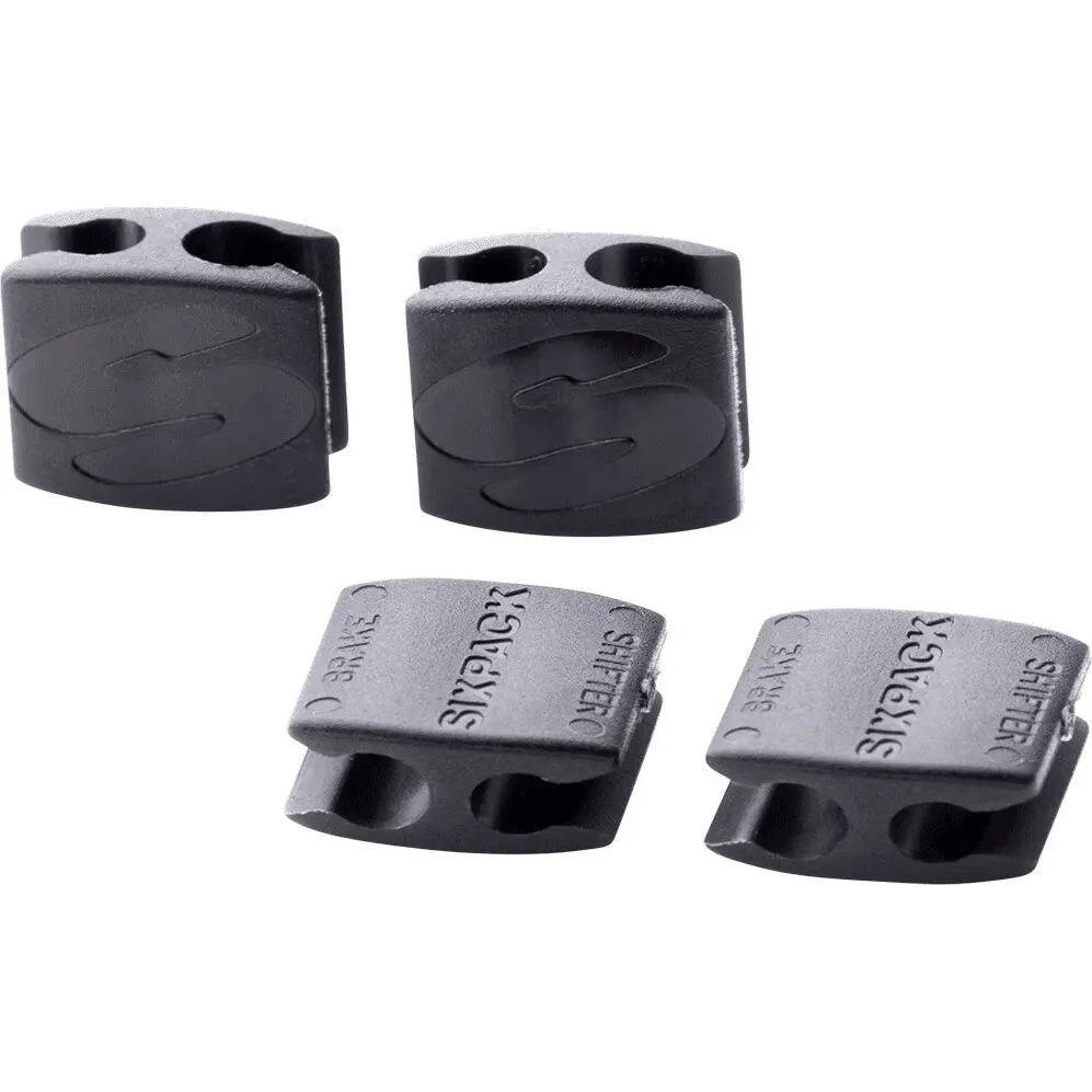 Velo Store - UK Hose clip guides Sixpack Racing (x4) | Extra 10% off with Subscription, Postage £16.79 to UK Fedex.