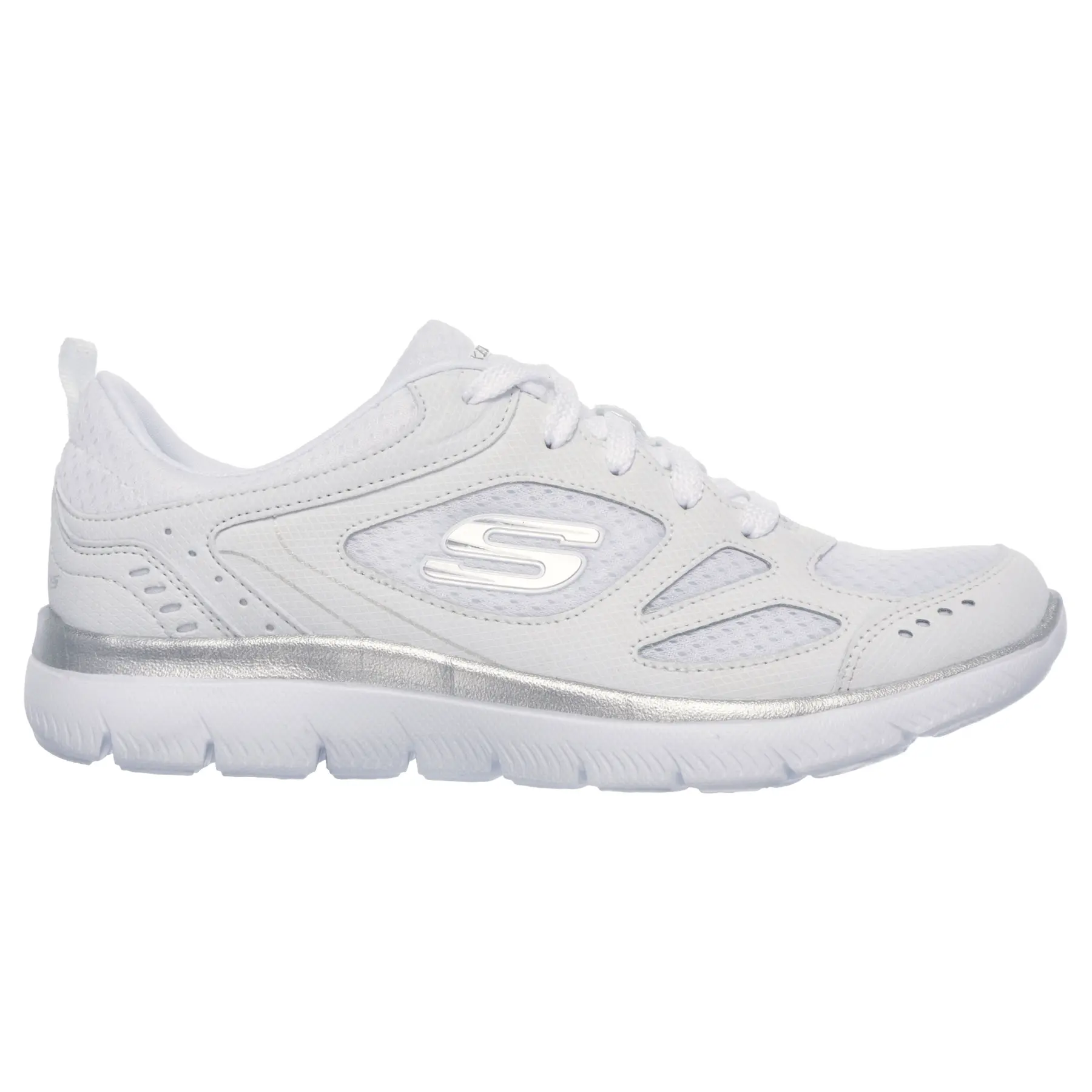Skechers Donna Blanc Scarpe Cross-Training Da Summits Suited