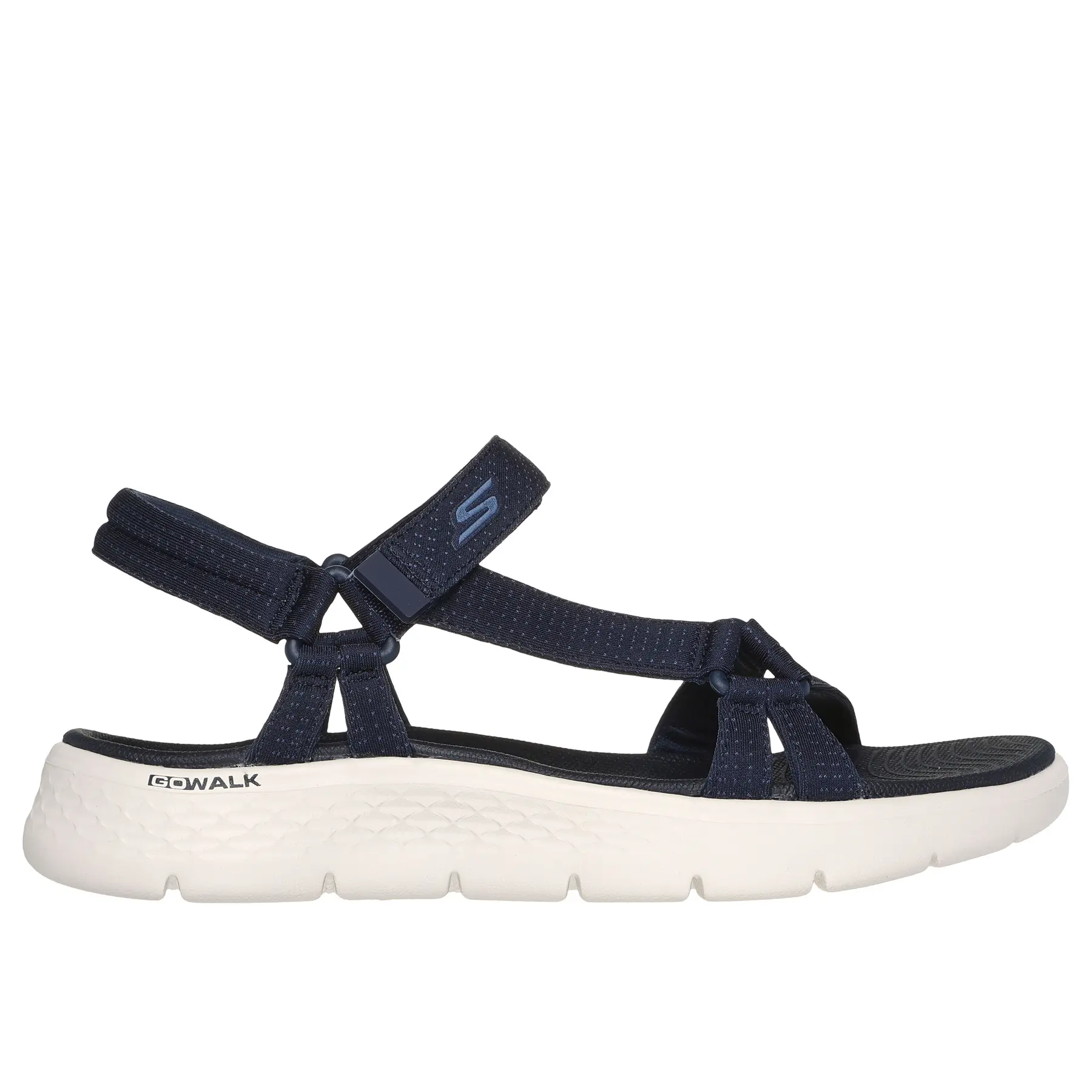 0196642979030 - SKECHERS® Go Walk Flex Sandalen Sublime Klettverschluss für Damen blau 39