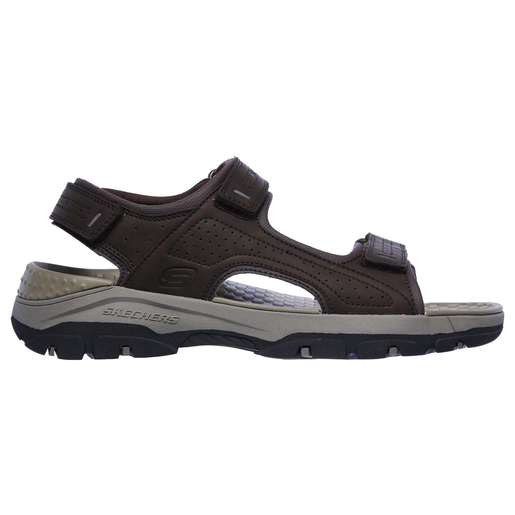 0193642951127 - SKECHERS® Tresmen Sandalen Garo Klettverschlüsse für Herren braun 43