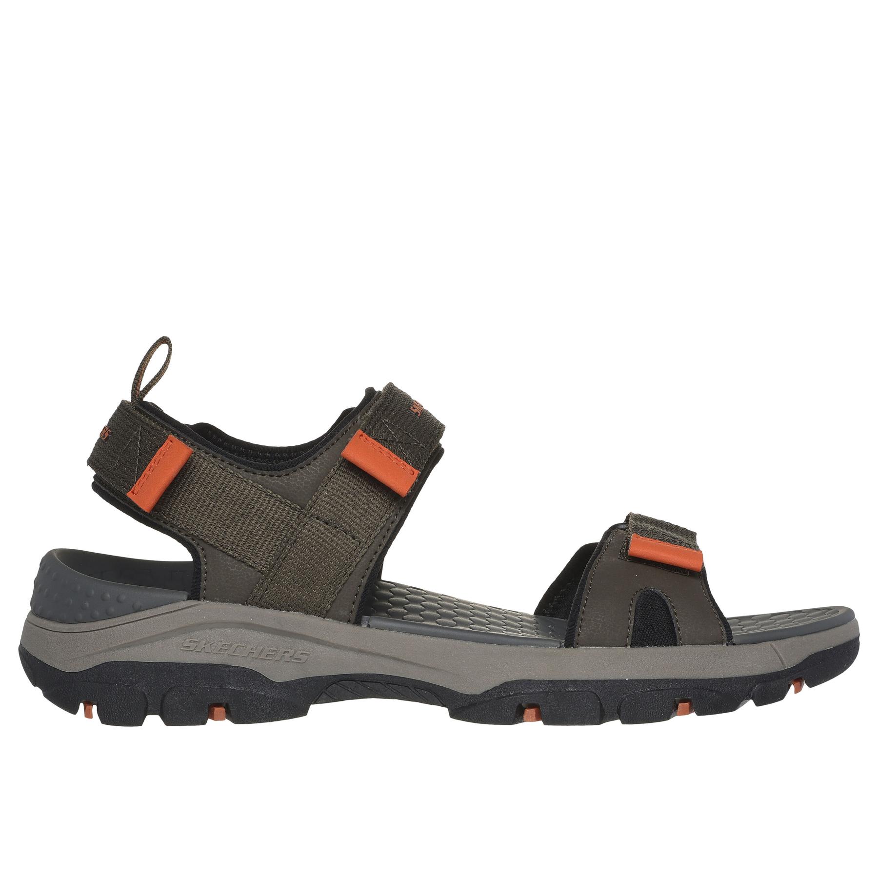0197627223377 - SKECHERS® Sandalen Klettverschluss rutschfest für Herren grün 43