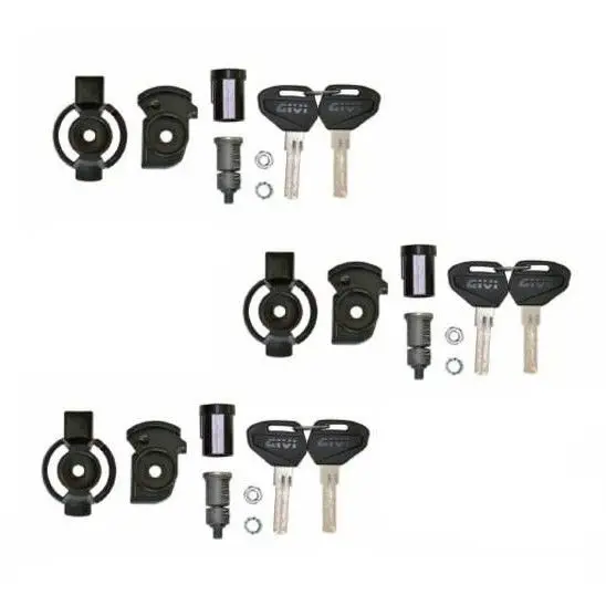 Set mit 3 Sicherheitsschließzylindern komplett Givi