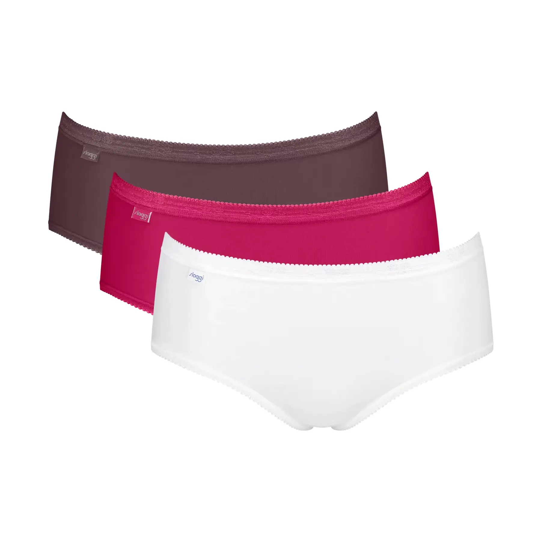 Höschen für Damen Sloggi Basic+ Midi (x3)
