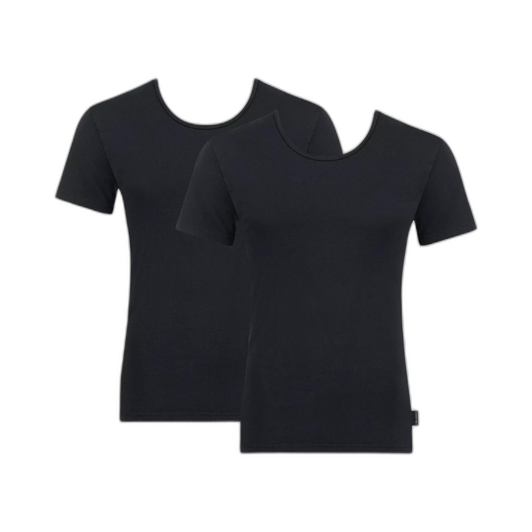 7611358605927 - sloggi - Shirt mit kurzem Arm - Black 7 - sloggi Men   - Unterwäsche für Männer