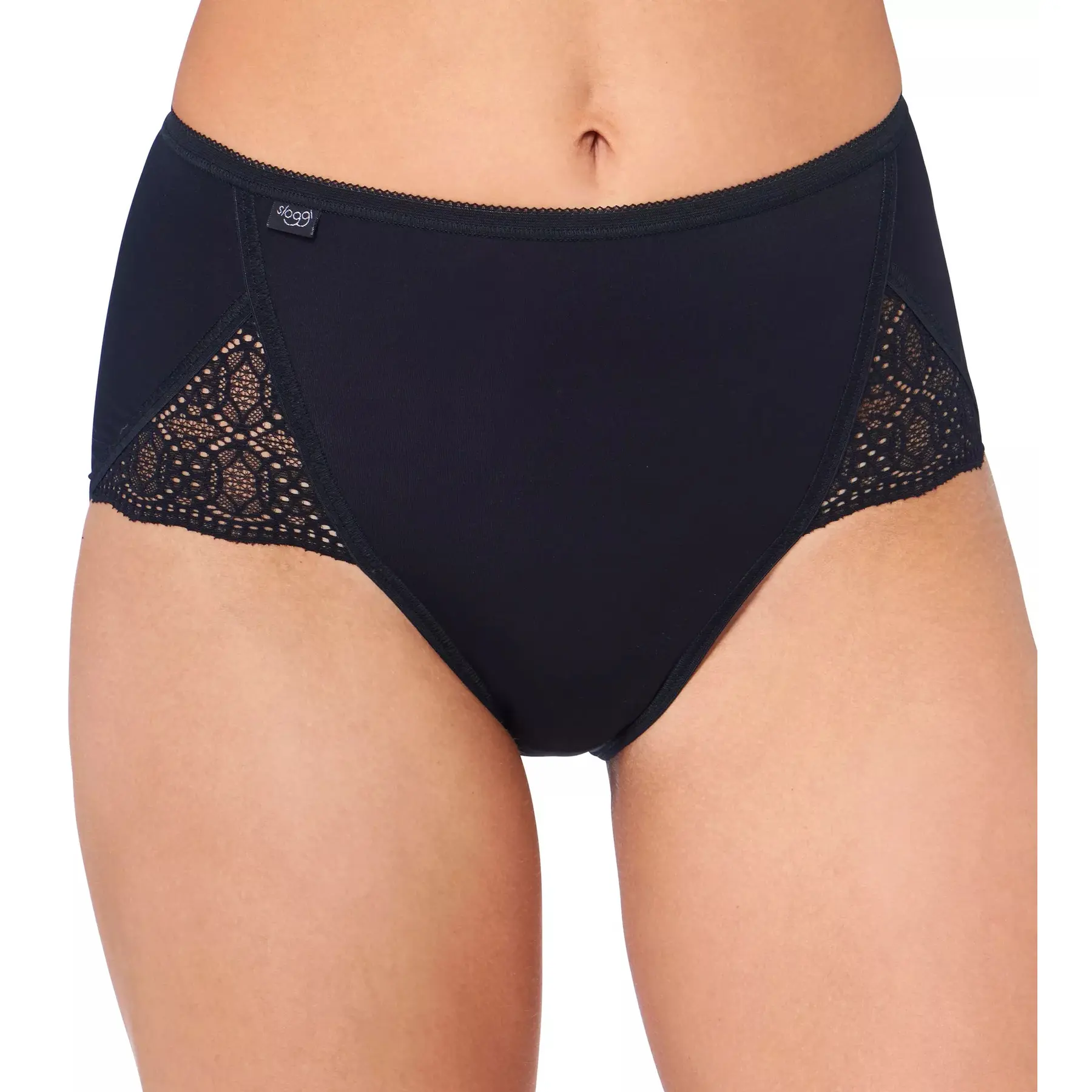 7613114401729 - sloggi - Maxi - Black 0046 - sloggi Pure Sense Luxe - Unterwäsche für Frauen