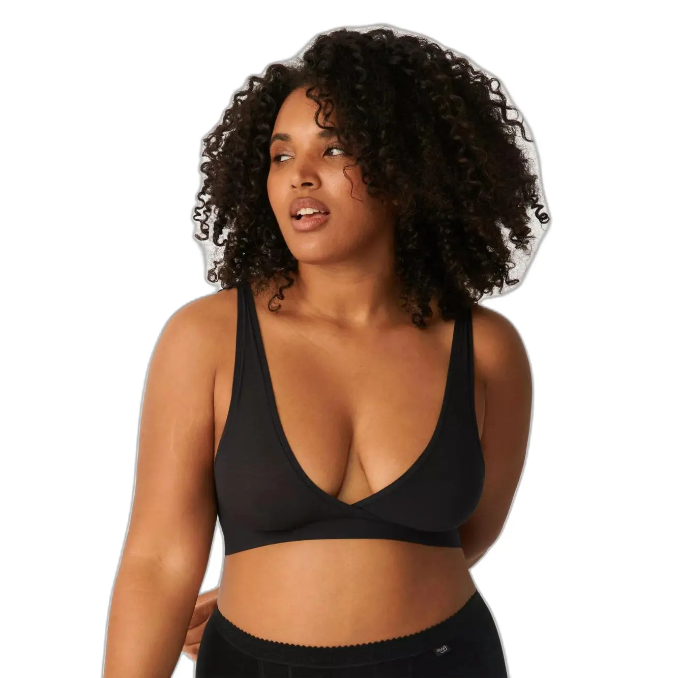 7613112313758 - sloggi - Bralette - Black One - sloggi Go Allround - Unterwäsche für Frauen