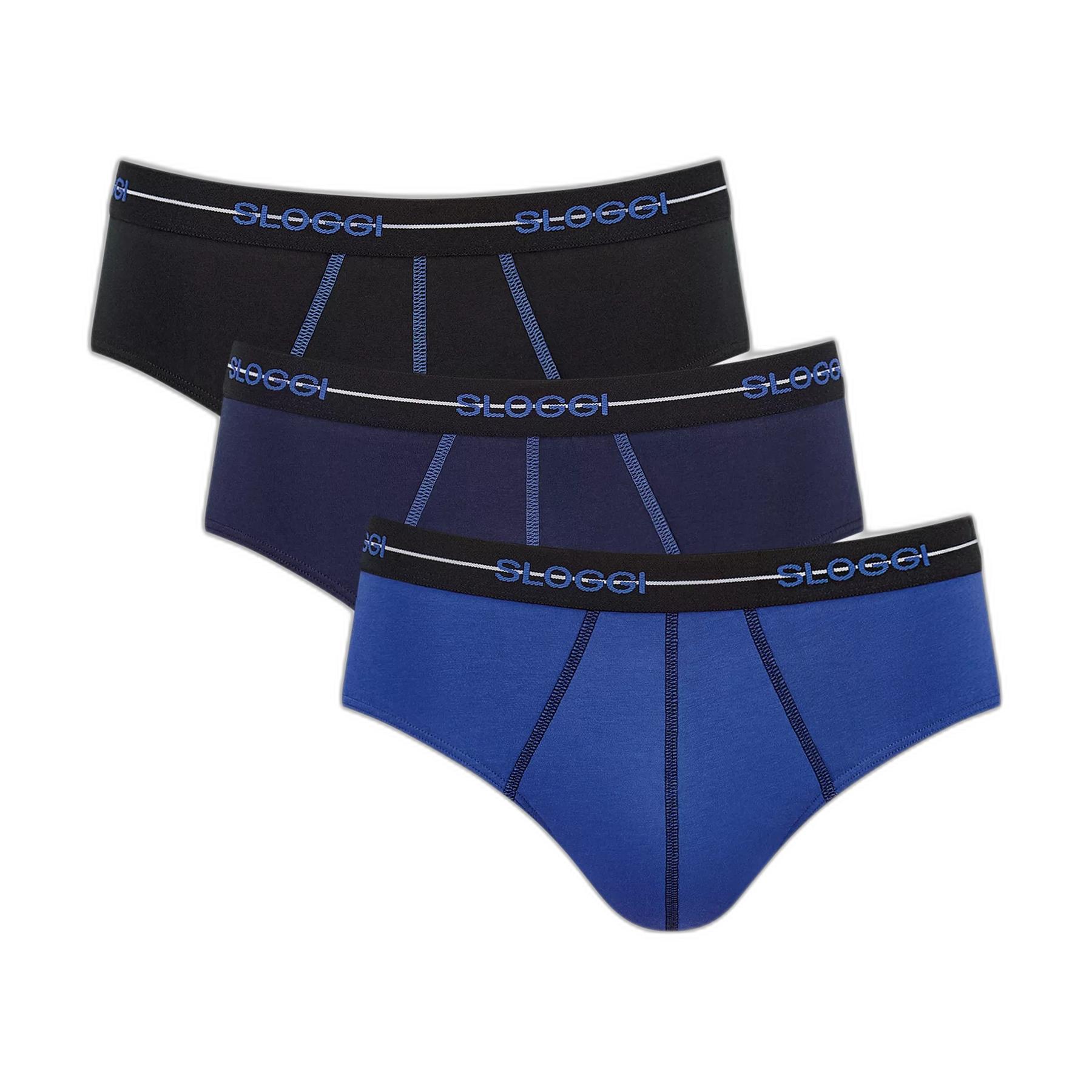 7613136902211 - sloggi - Herren Midi - Blue 0004 - sloggi Men Start - Unterwäsche für Männer