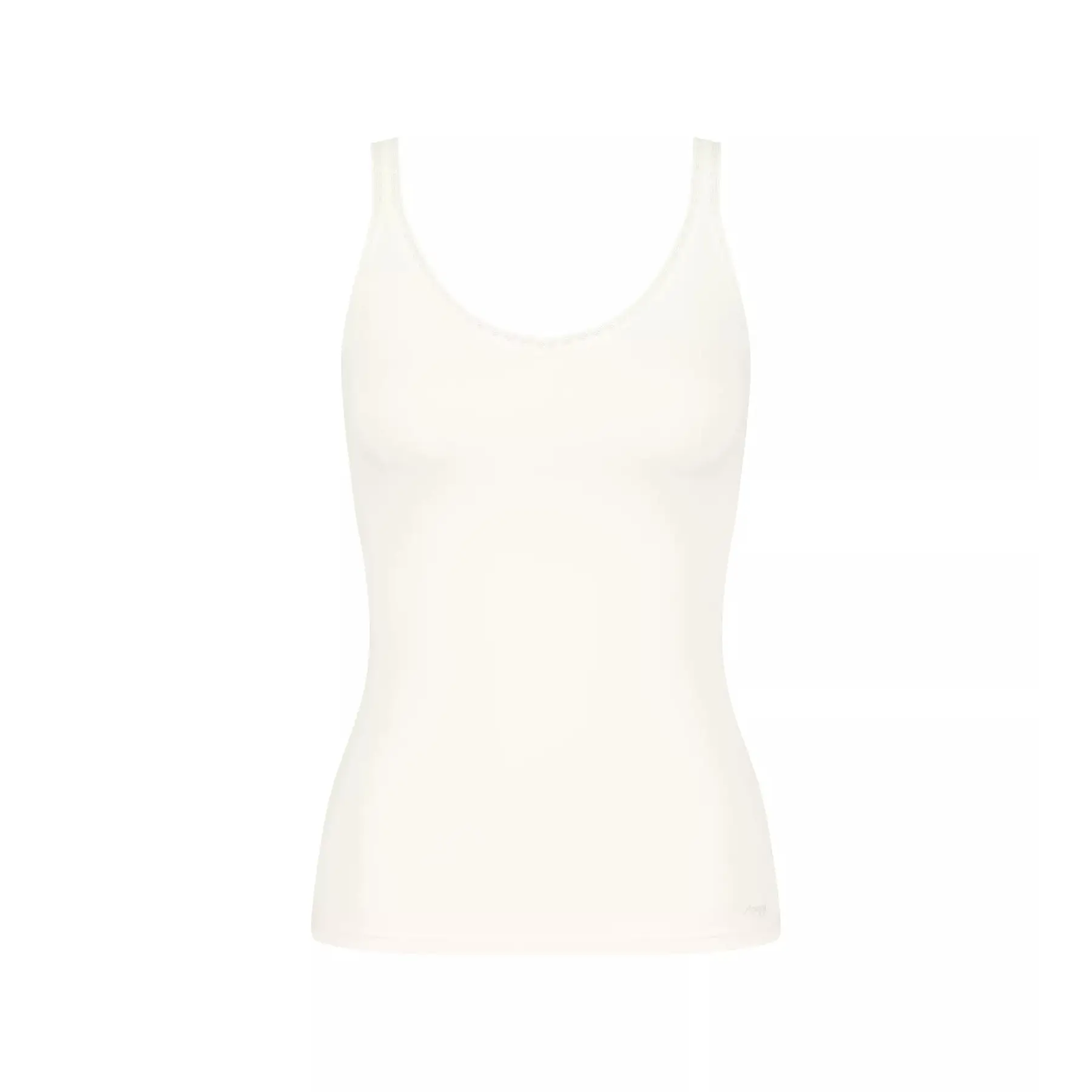 7613109251247 - sloggi - Unterhemd mit Spaghettiträgern - White 000L - sloggi Go - Unterwäsche für Frauen