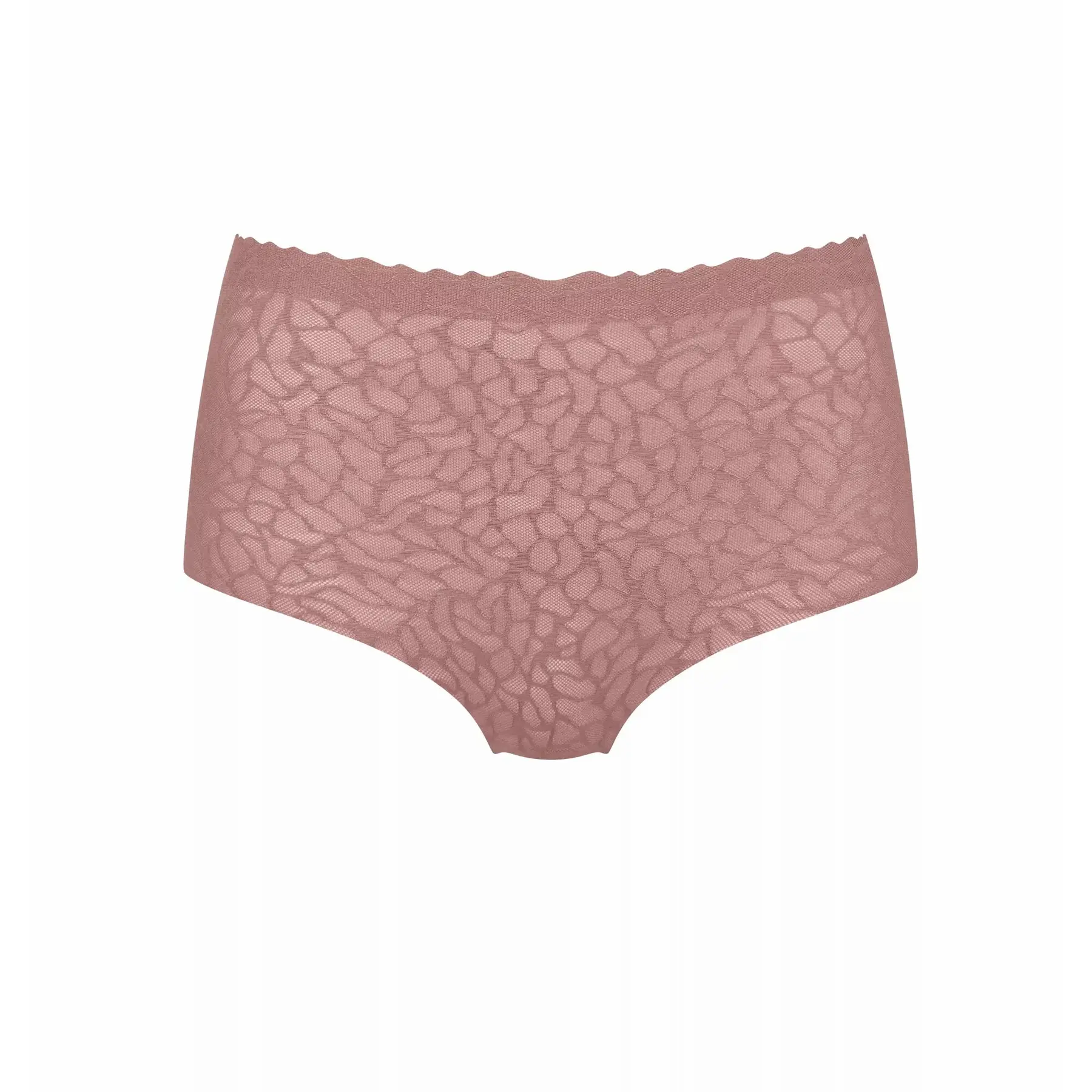 7613138532355 - sloggi - Hochgeschnittener Miederslip - Rose Brown XS - sloggi Zero Feel Lace - Unterwäsche für Frauen