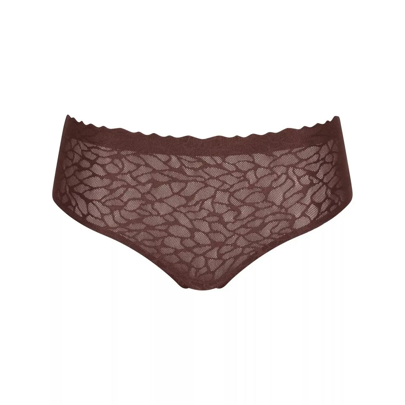 7613139232889 - sloggi - Hochgeschnittener Miederslip - Eggplant XS - sloggi Zero Feel Lace - Unterwäsche für Frauen
