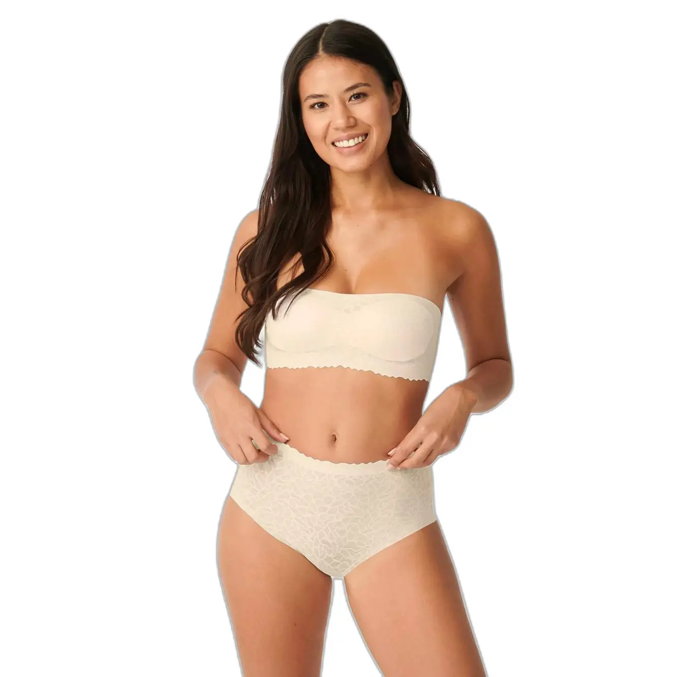 7613138532409 - sloggi - Hochgeschnittener Miederslip - Jaune XS - sloggi Zero Feel Lace - Unterwäsche für Frauen