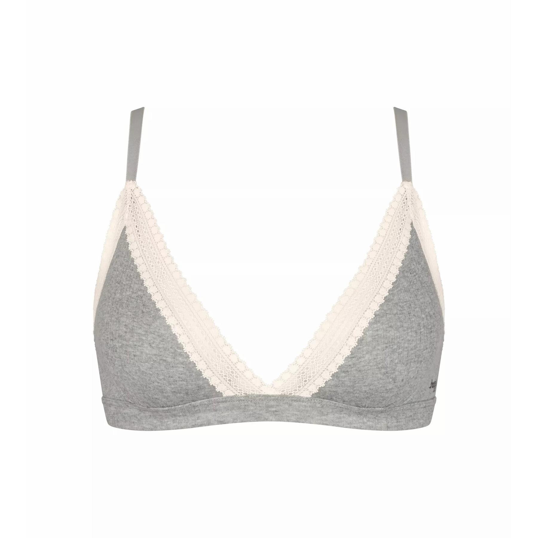7613139218456 - sloggi - Bralette - Slate Gray XS - sloggi Go Ribbed - Unterwäsche für Frauen
