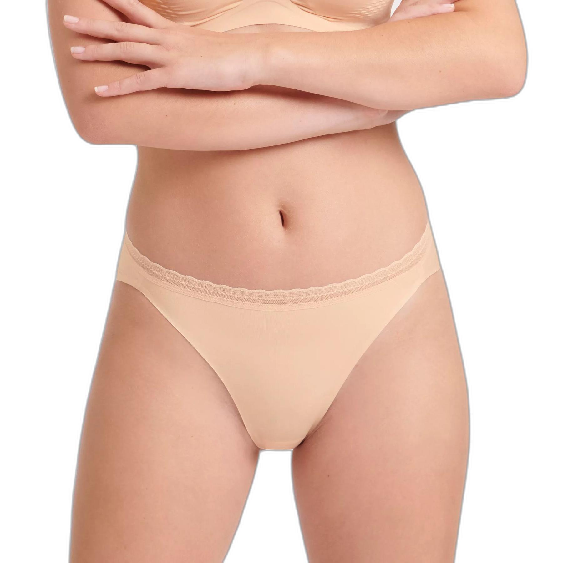7613141432468 - sloggi - Slip mit hohem Beinausschnitt - Beige 00XS - sloggi Body Adapt Twist - Unterwäsche für Frauen