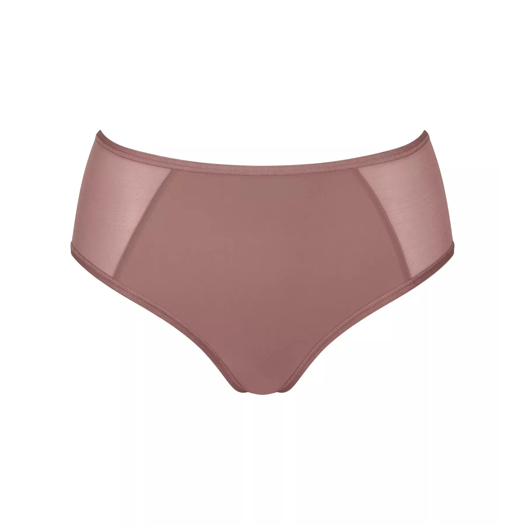 7611358900428 - sloggi - Hochgeschnittener Miederslip - Rose Brown 000M - sloggi Soft Adapt - Unterwäsche für Frauen