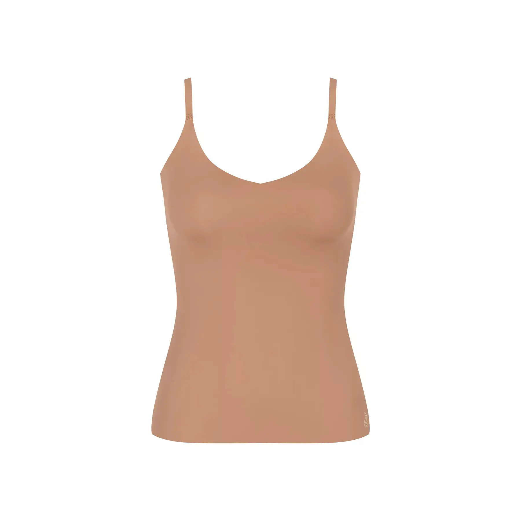 7611358976119 - sloggi - Unterhemd mit spaghettiträgern - Brown XS - sloggi Zero Feel - Unterwäsche für Frauen